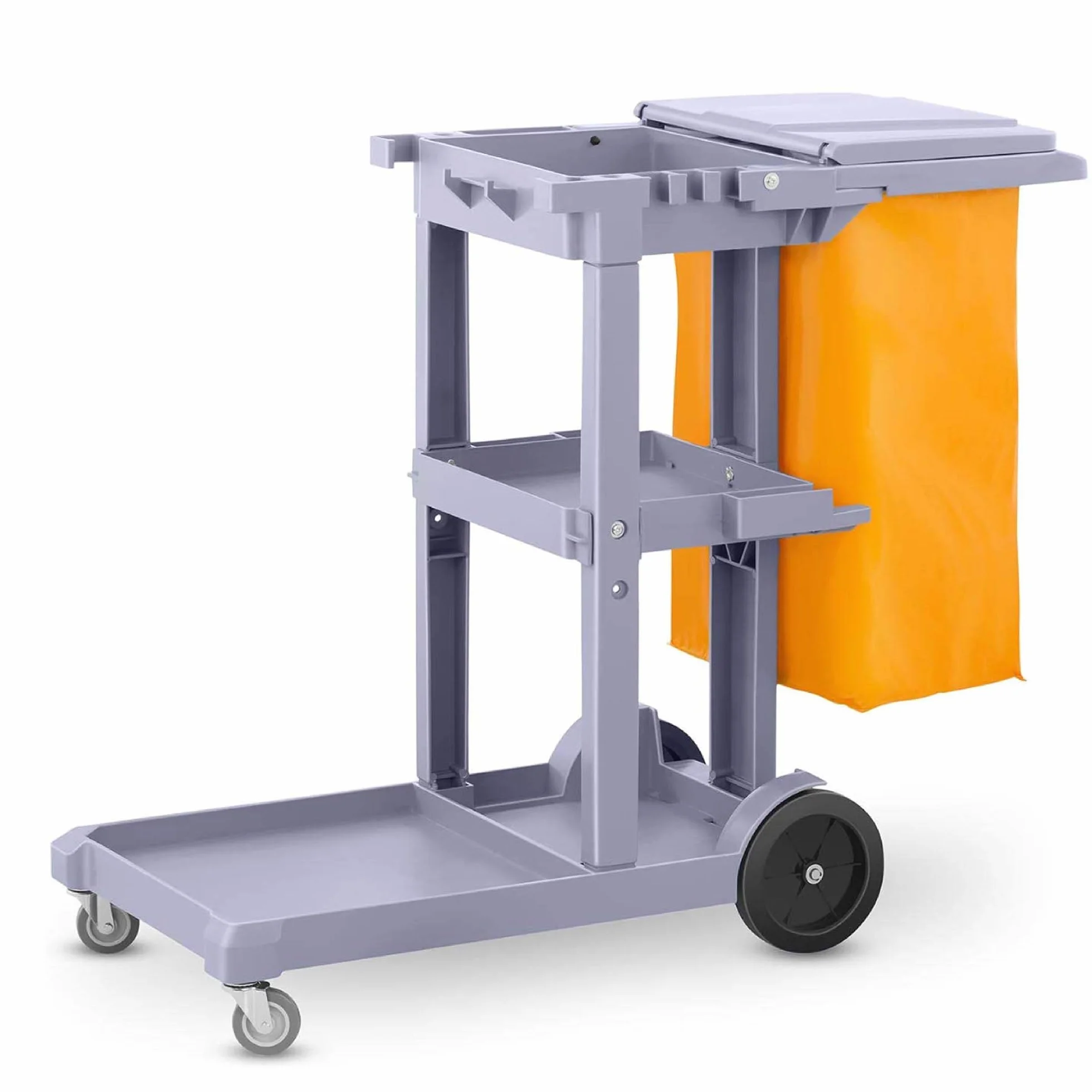PAMEX Carro de Limpieza Profesional Multiusos para Hostelería, Restaurantes, Comercios, hospitales, Oficinas y Grandes Superficies.