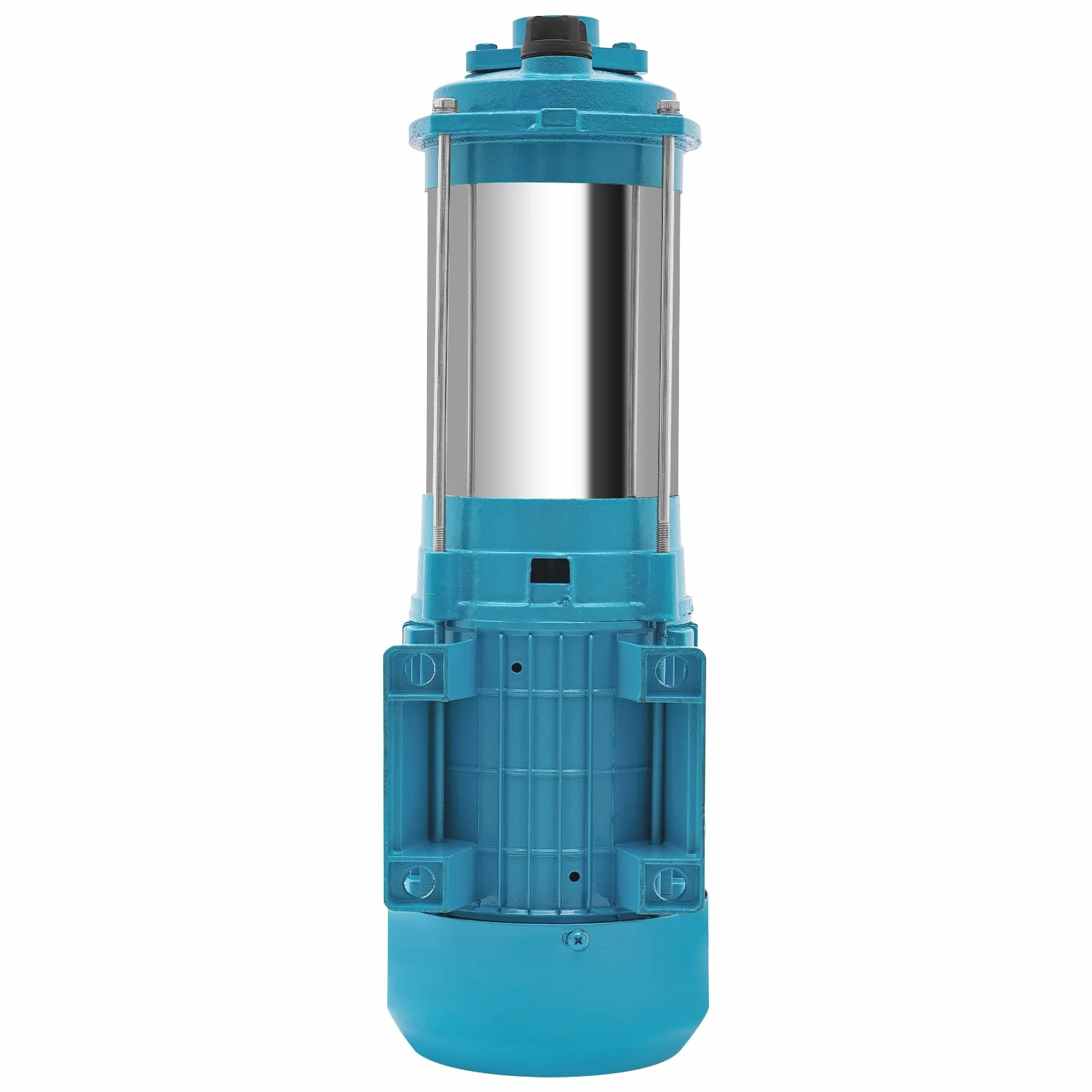 Bomba centrífuga de 1300 W, de acero inoxidable, 1,8 HP 220 V, bomba de agua doméstica, bomba de jardín con interruptor de presión, bomba de chorro para granjas, estanques, jardines, riego