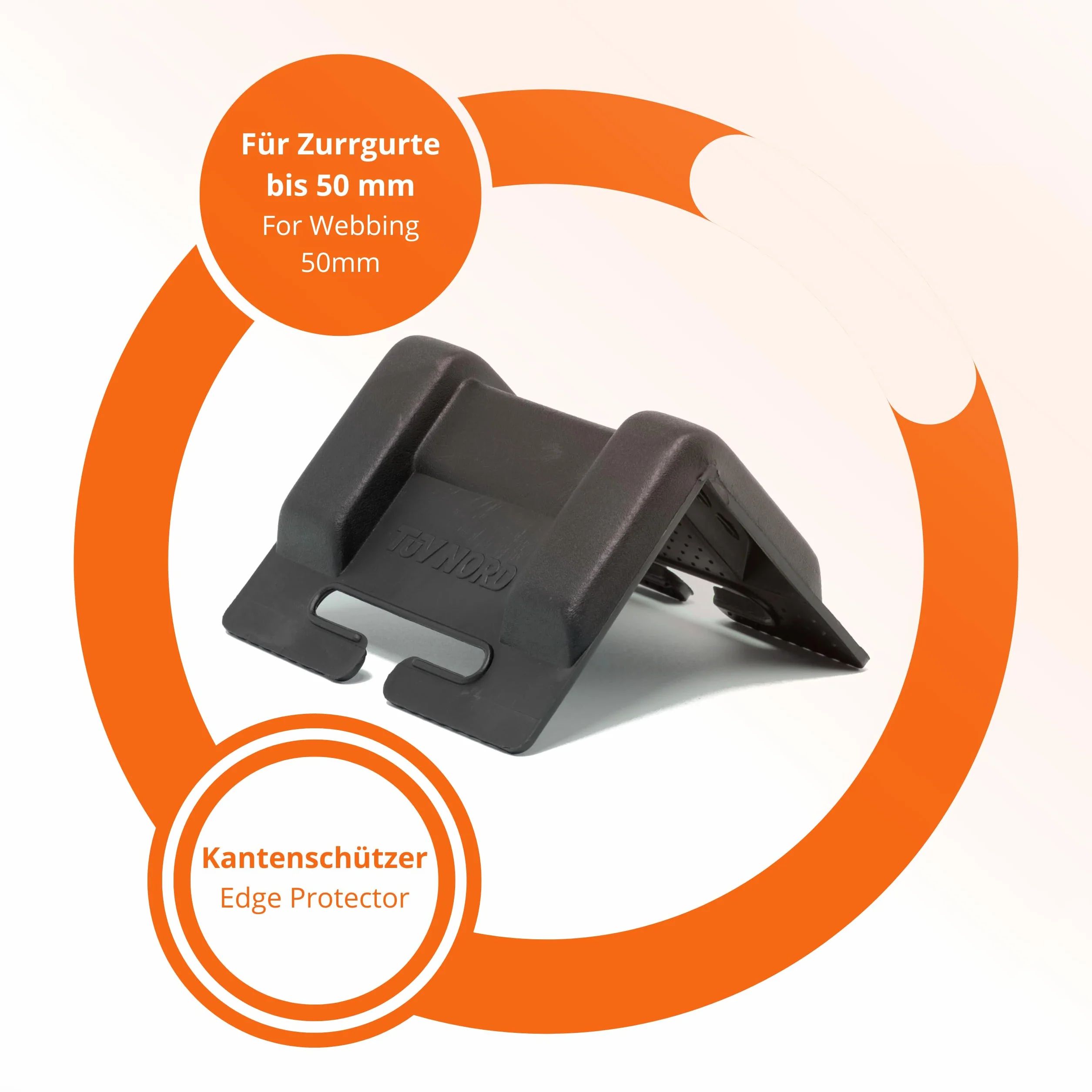 INTAKO Cinchas de Amarre con Carraca 6 m x 5000 kg x 50 mm 4 Piezas DIN EN 12195-2