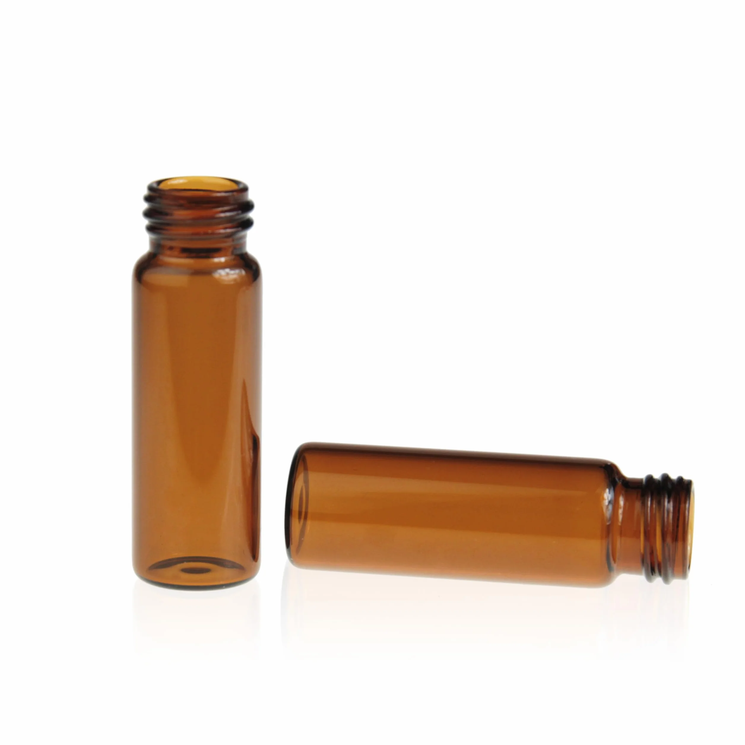 ALWSCI 4 mL Ámbar Vial de Muestra 13-425 PTFE/Silicona Roja Tapa Polipropileno 15x45 mm