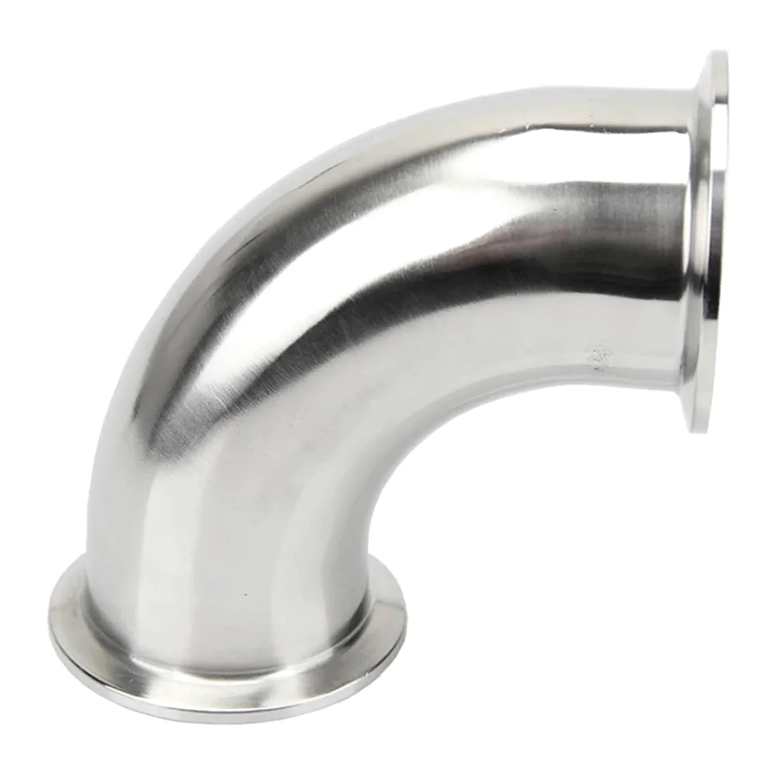 1 Uds 3/4 "1" 2 "3" 4 "19mm-102mm tubo OD Tri abrazadera virola OD codo de 90 grados accesorio de tubería de acero inoxidable 304(102mm x Ferrule 119)