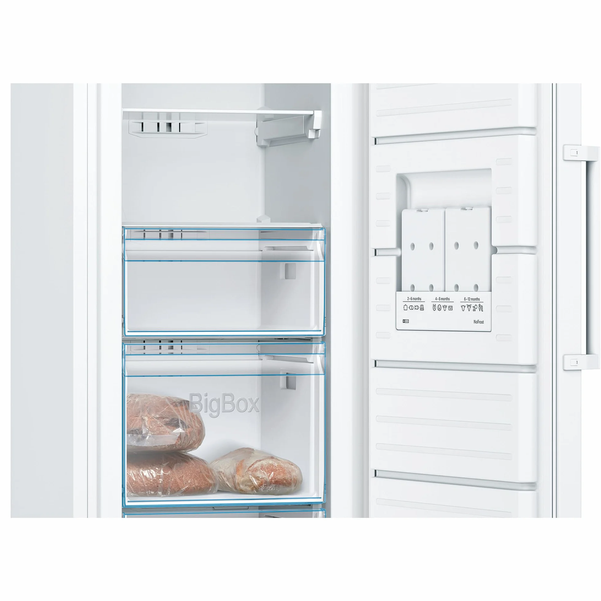 Bosch Congelador Serie 4 NoFrost Big Box Inverter Blanco GSN33VWEP