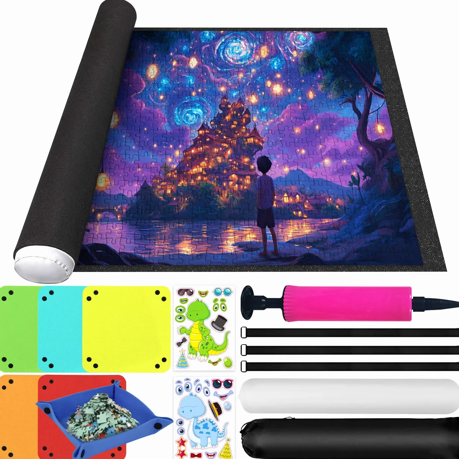 Puzzle Mat 3000 Pieces Non-Slip Roll to Store