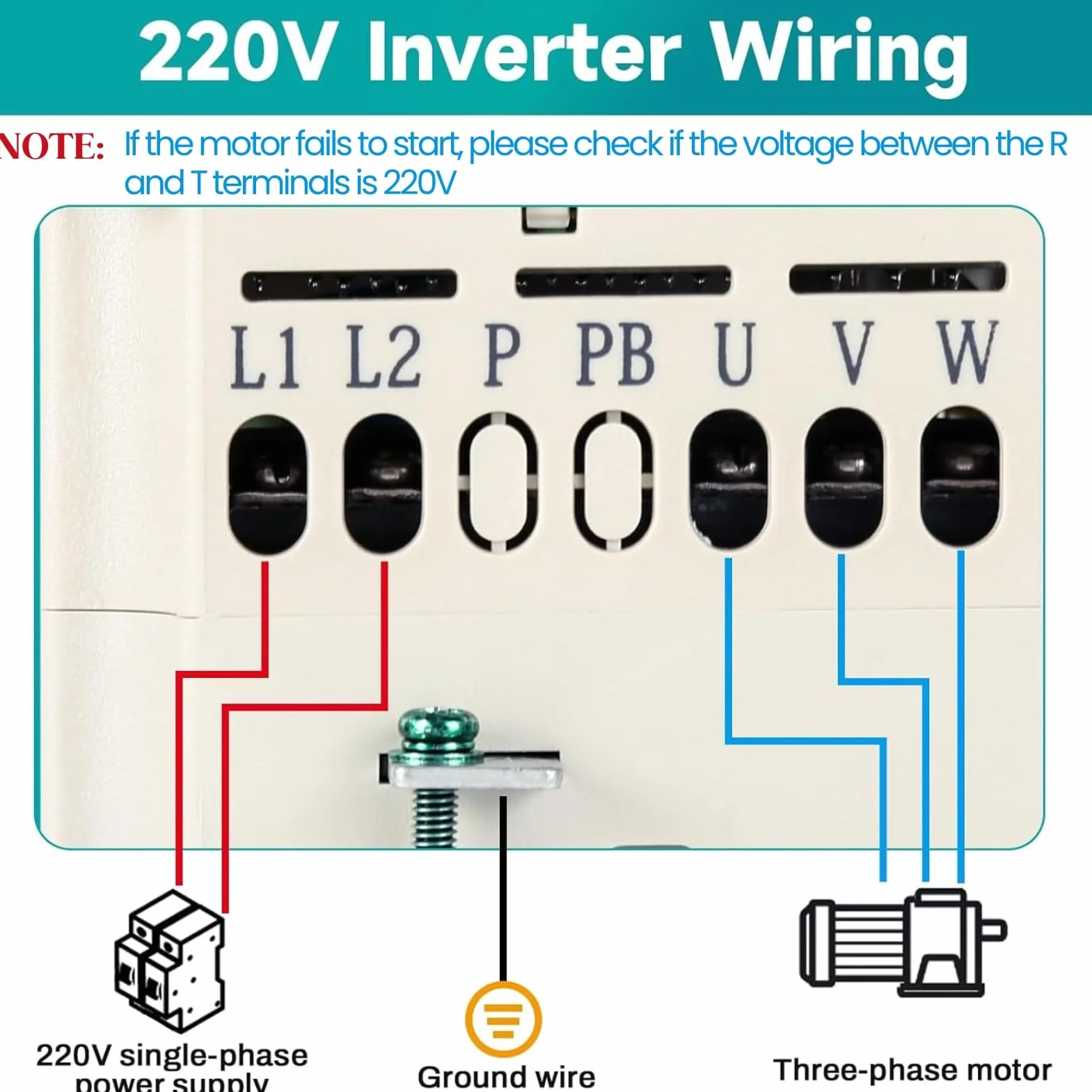 Jadeshay Variador de Frecuencia Monofasico a Trifasico 2.2KW 220V a 380V VFD Inversor de Frecuencia con Protección Múltiple y Antiparasitario Control de Velocidad de Motor Bomba Máquina CNC