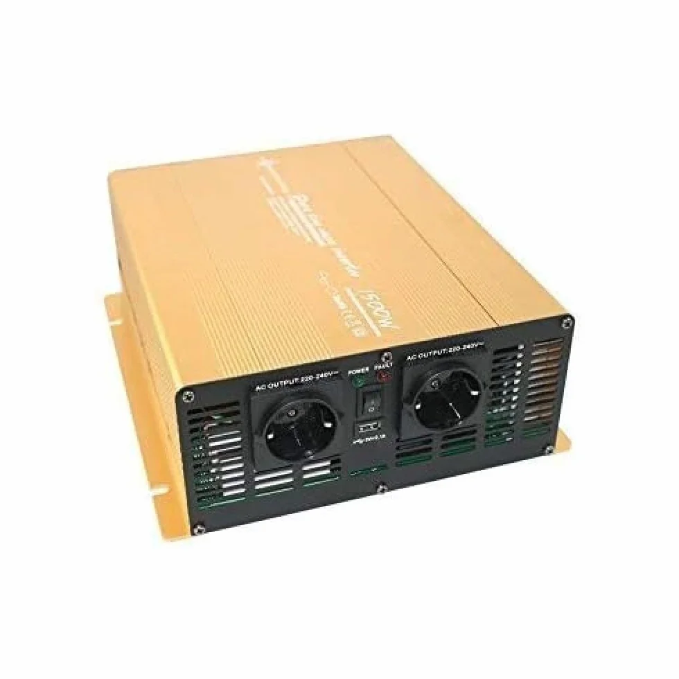 Convertidor de Tensión 24V 1500 3000 Watt Reiner Sinus Power USB 2.1 a Gold Edition