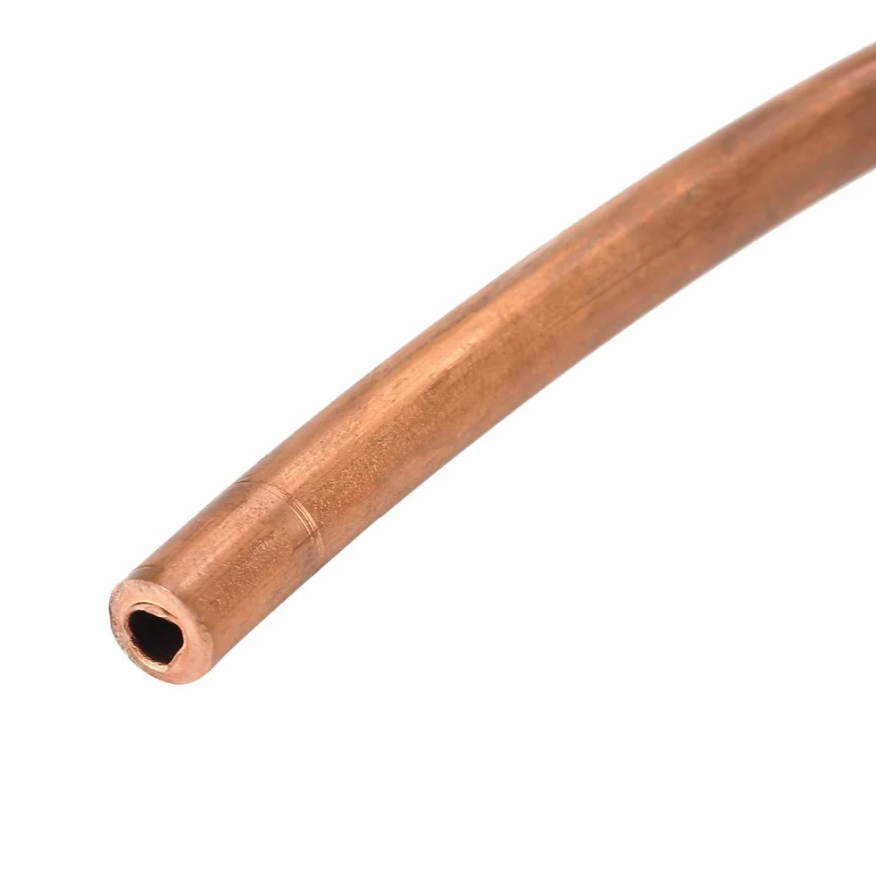 Tubo De Cobre Flexible 2 M T2 Refrigeración OD 6 MM ID 4 MM