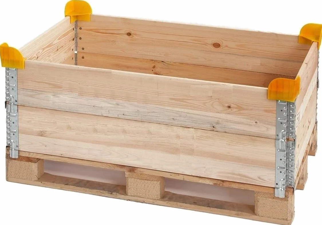 Juego de 144 esquinas apilables de plástico para marcos de madera de polietileno resistente a los golpes.