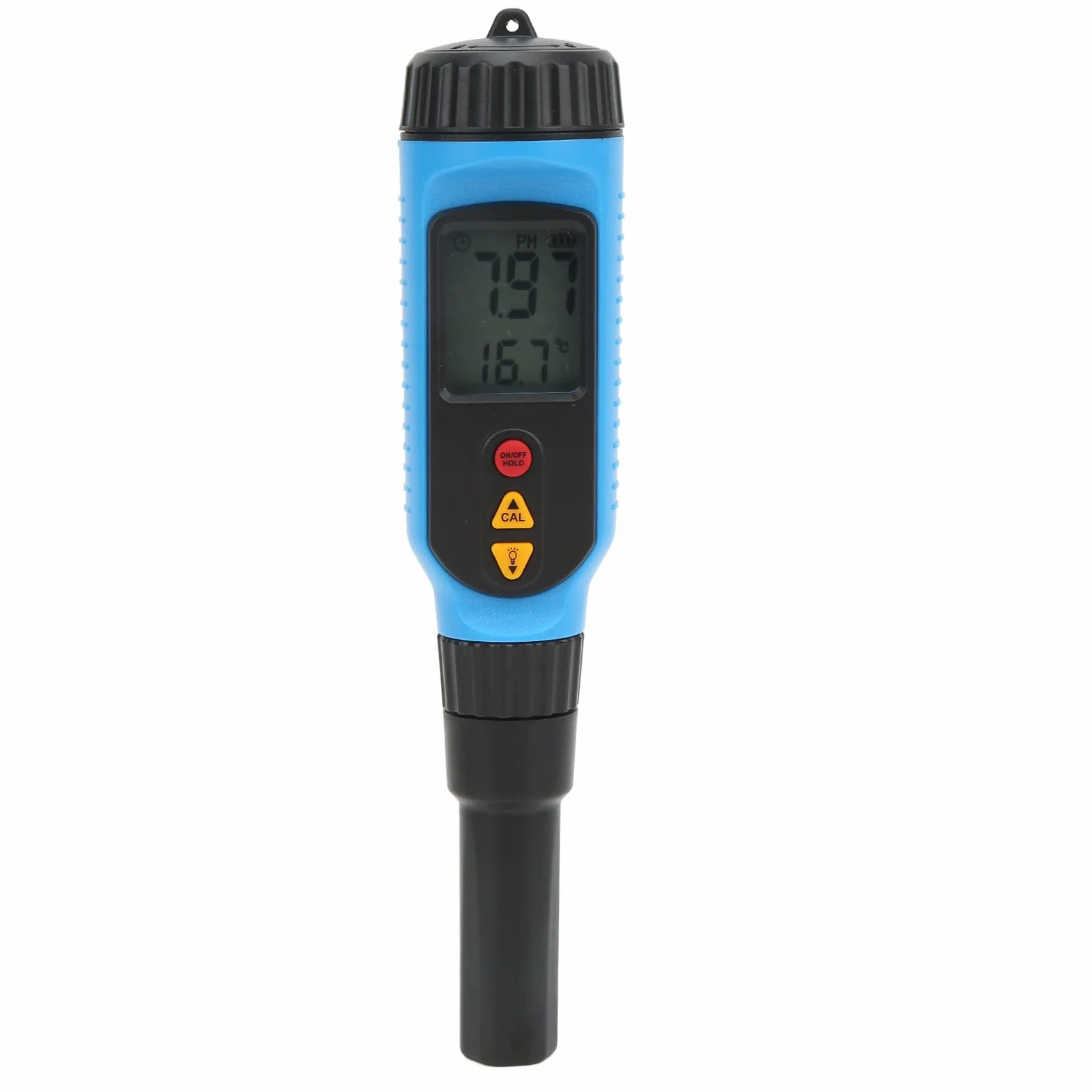 Marhynchus Tester de PH Pen, Medidor de PH Digital para Agua de Alta Precisión Tipo de Pluma Probador de para Hidroponía Piscina y Acuario de Bebidas para el Hogar, Tester LCD
