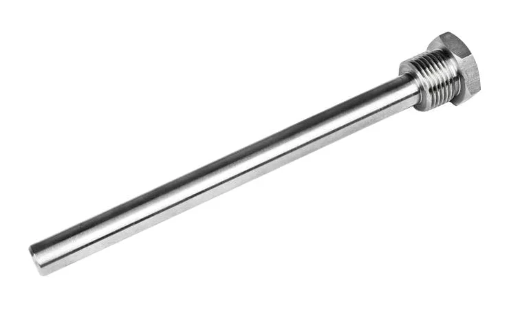Termobolsillo, acero inoxidable, 11,1 x 25 mm, sensores de temperatura, sondas de temperatura, cantidad 1 | XF-1499-FAR
