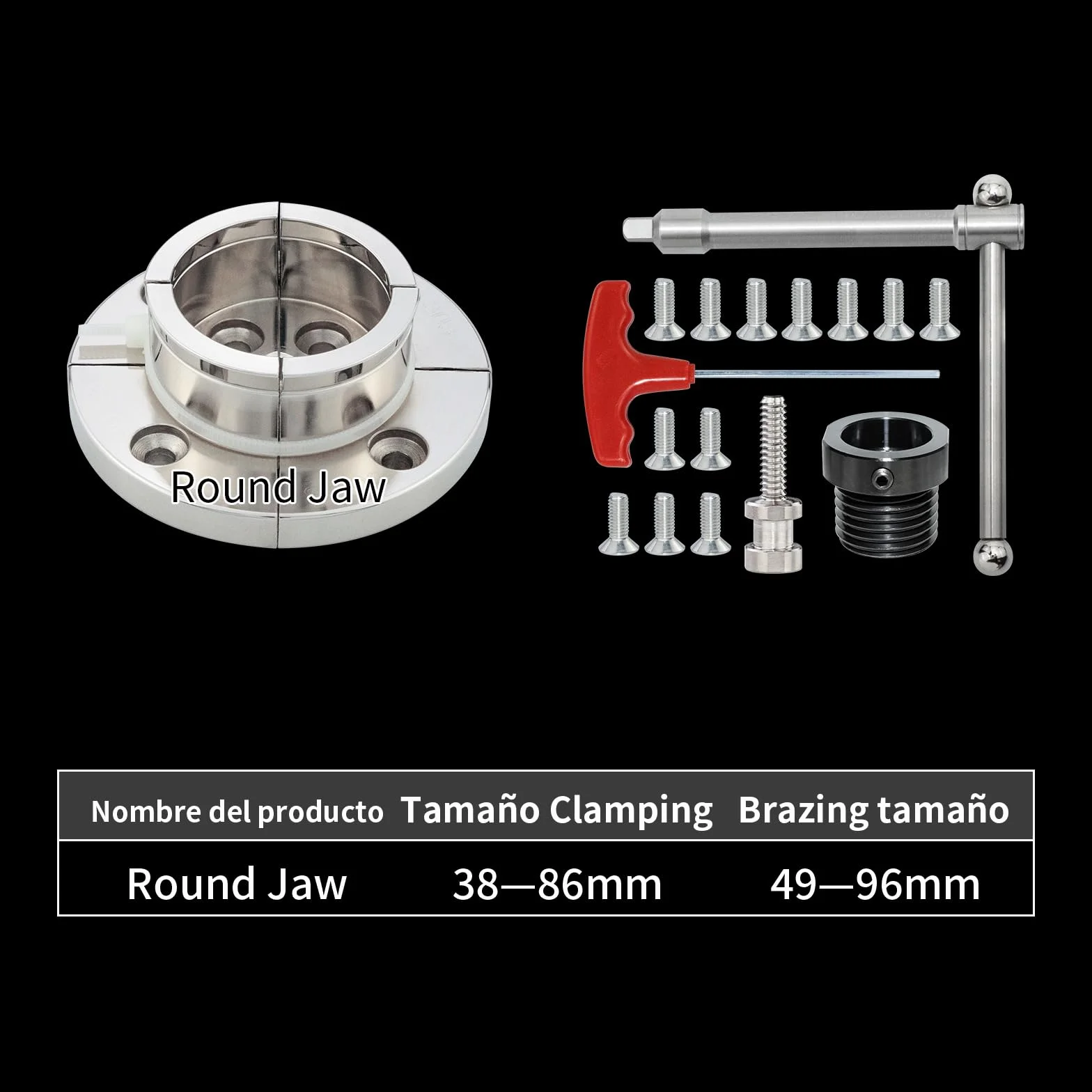 Mandril de Torno Diámetro del Portabrocas 100mm Mandril autocentrante para mandril de torno M33 y M18(1)