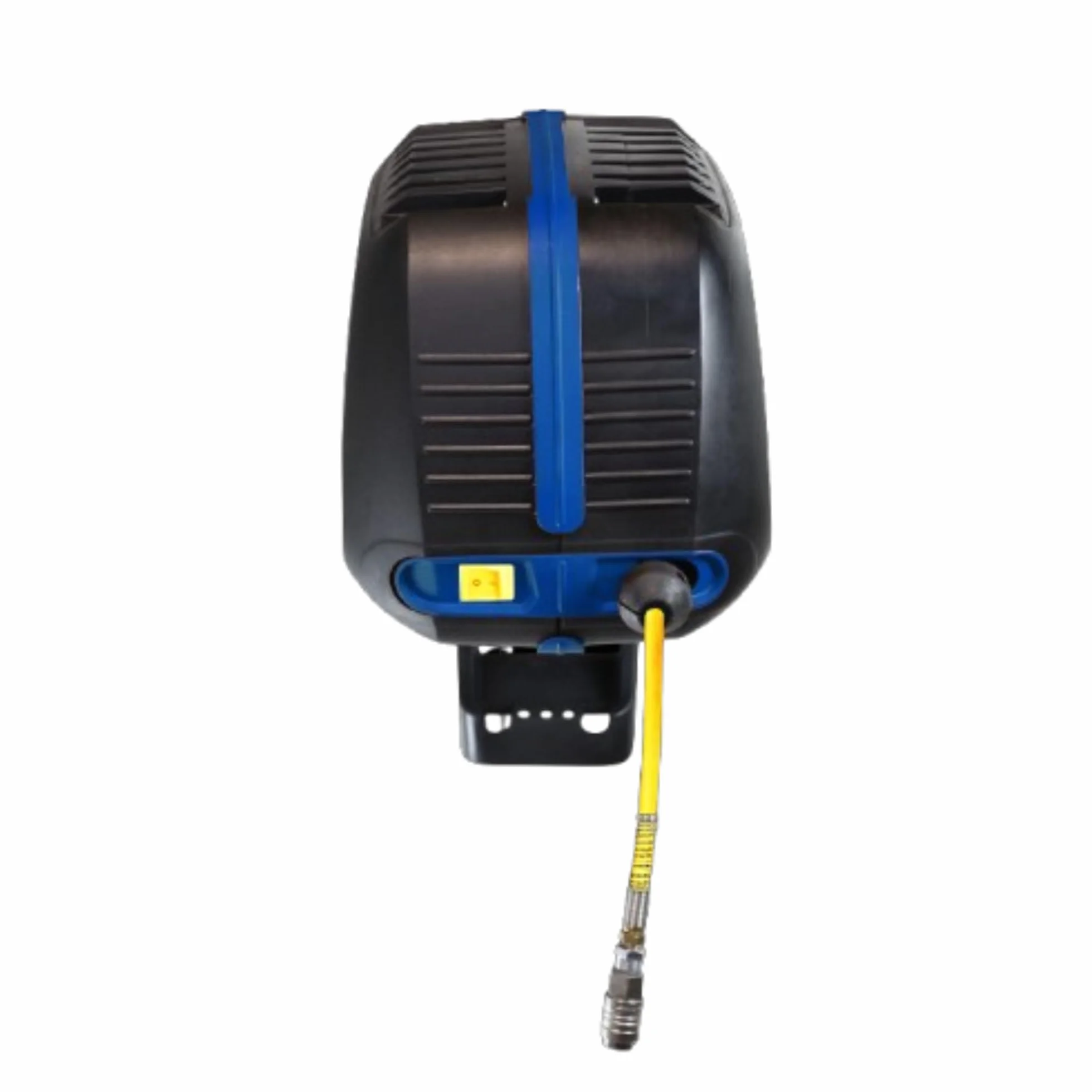 MICHELIN - Compresor de aire mural MBL GO con enrollador de manguera - Manguera de 10 metros - Soplador incluido - Sin tanque - Sin aceite - Motor de 1,5 CV - Presión máxima 8 bar