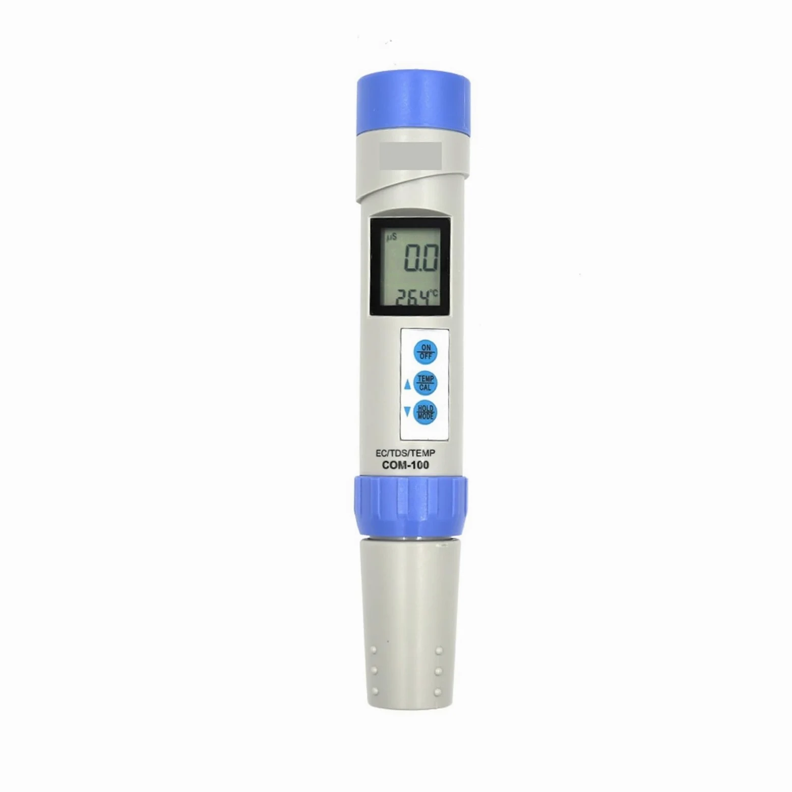 Medidor de pH de agua, Medidor de PH de PH-200 Digital COM-100 medidor de temperatura EC TDS con función de calibración automática probador de pluma de calidad del agua PH(HM COM-100)