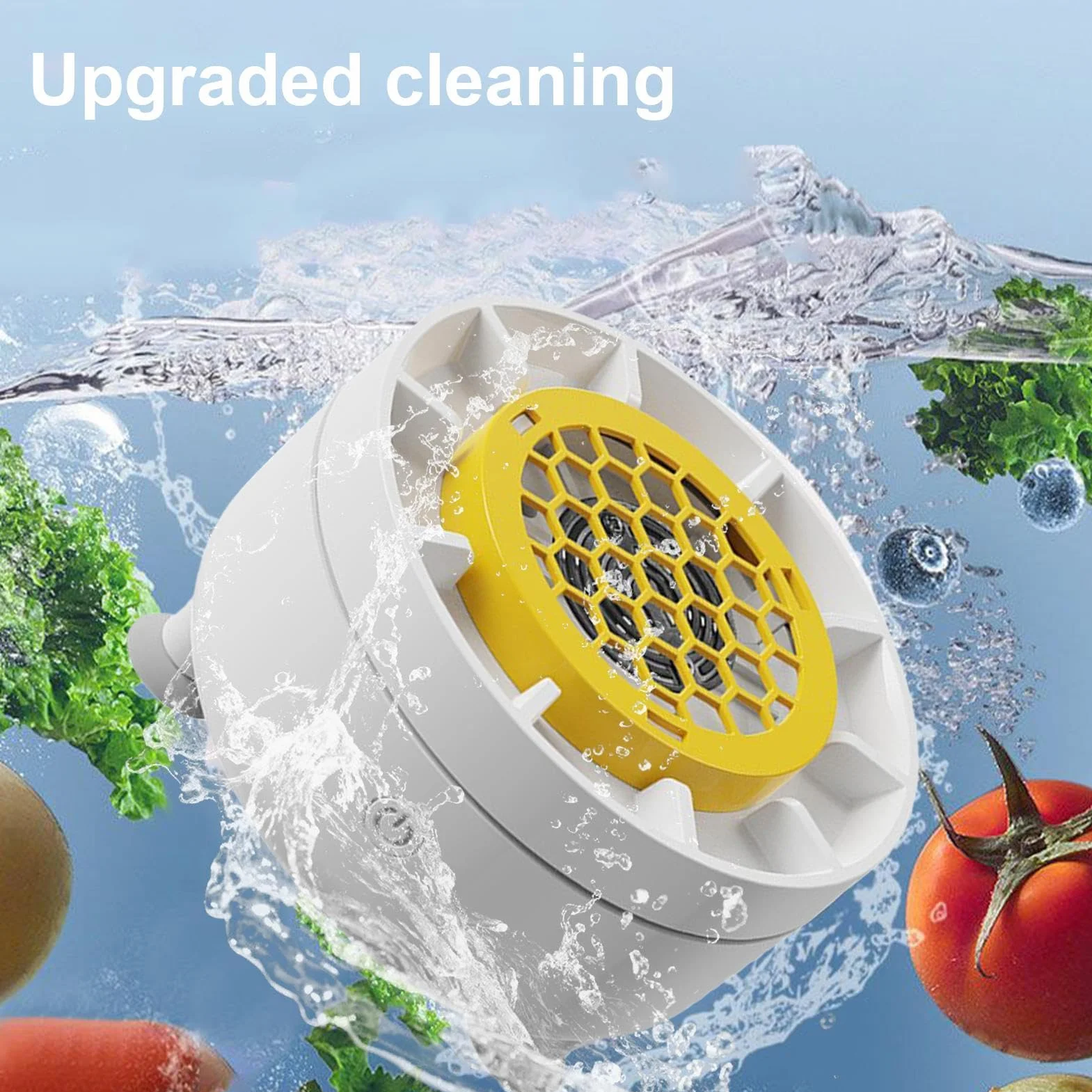 Lavavajillas automáticas de rotación para frutas verduras mariscos casa camping picnic