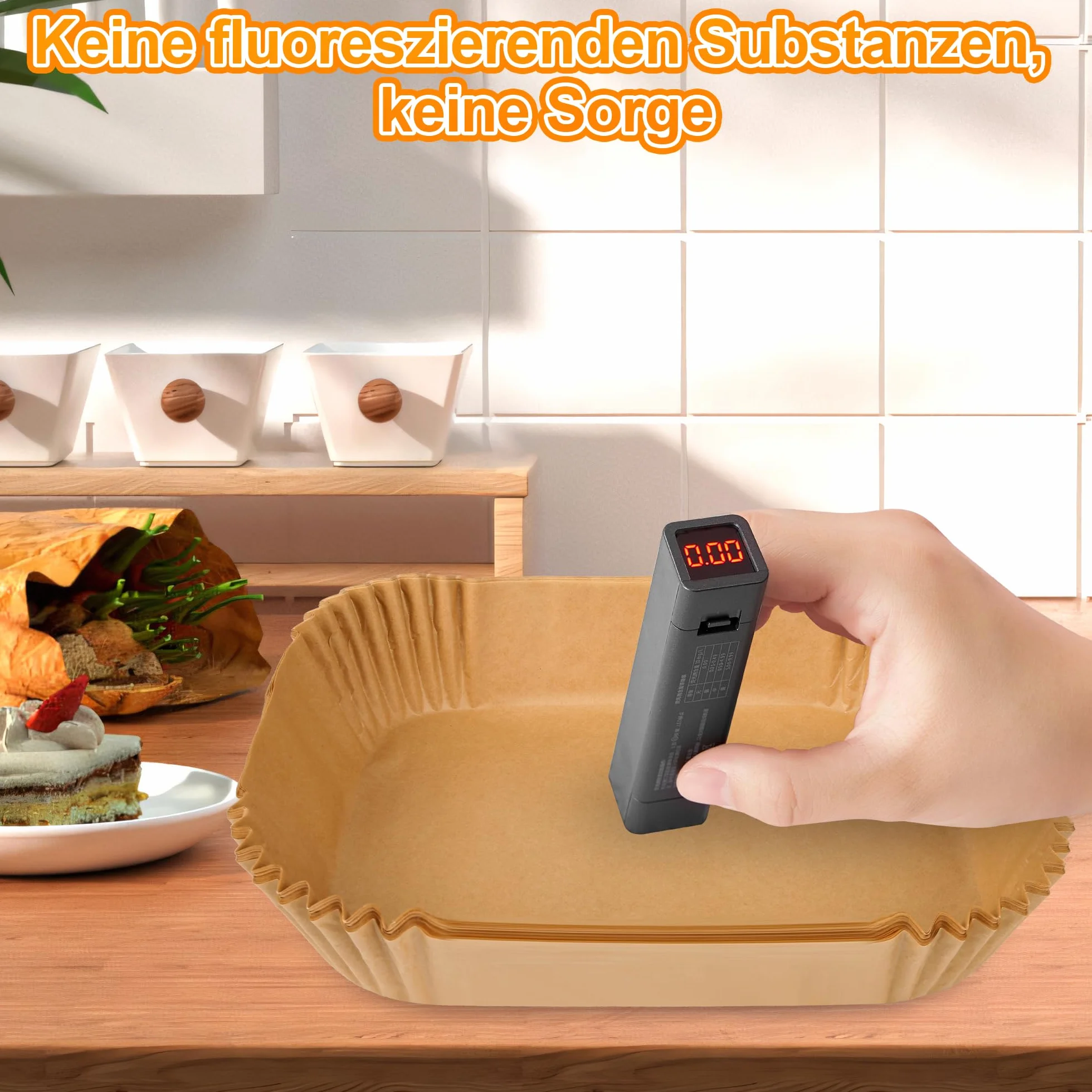 220 unidades de papel de horno Airfryer para Philips Dual Basket Airfryer serie 3000 6L/3L, serie 5000 6L/3L, accesorios para freidora de aire caliente Philips NA350/00 NA550/00, accesorios Air