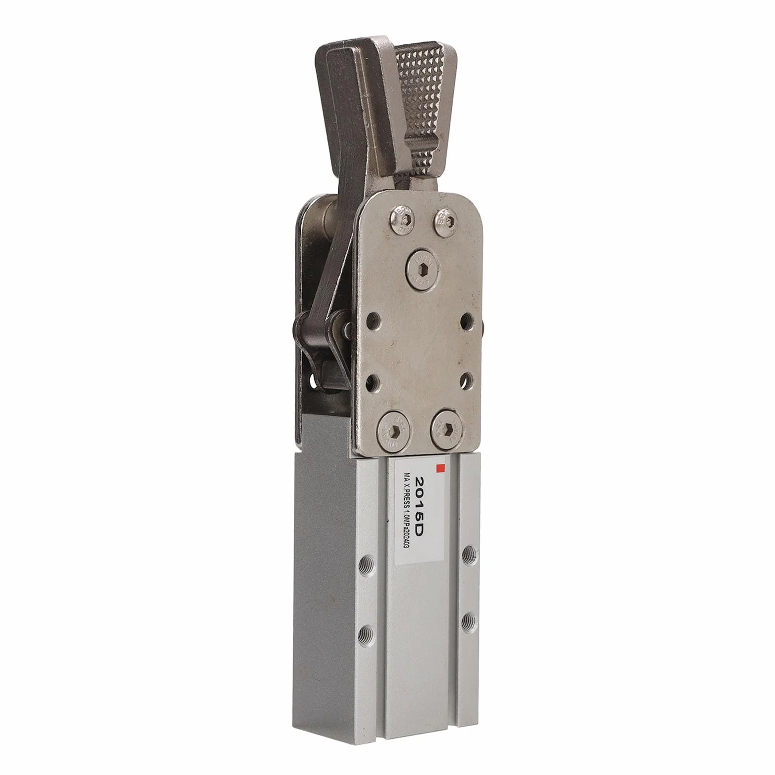 Cilindro neumático pinza doble acción, 0,15-0,7 MPa, fuerza 1 kN