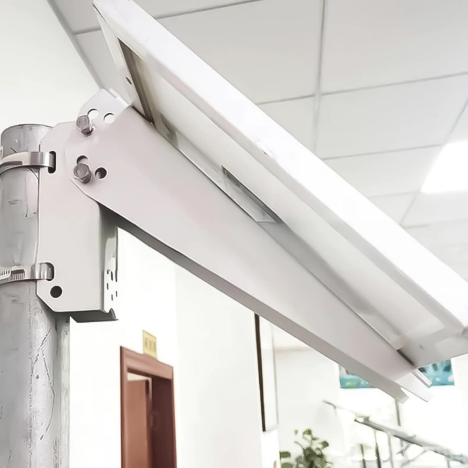 Estructura de montaje en pared de panel fotovoltaico modificable, paréntesis de aluminio fuerte para recolección de energía reforzada y montaje simple, soporte de montaje de panel solar montado en la