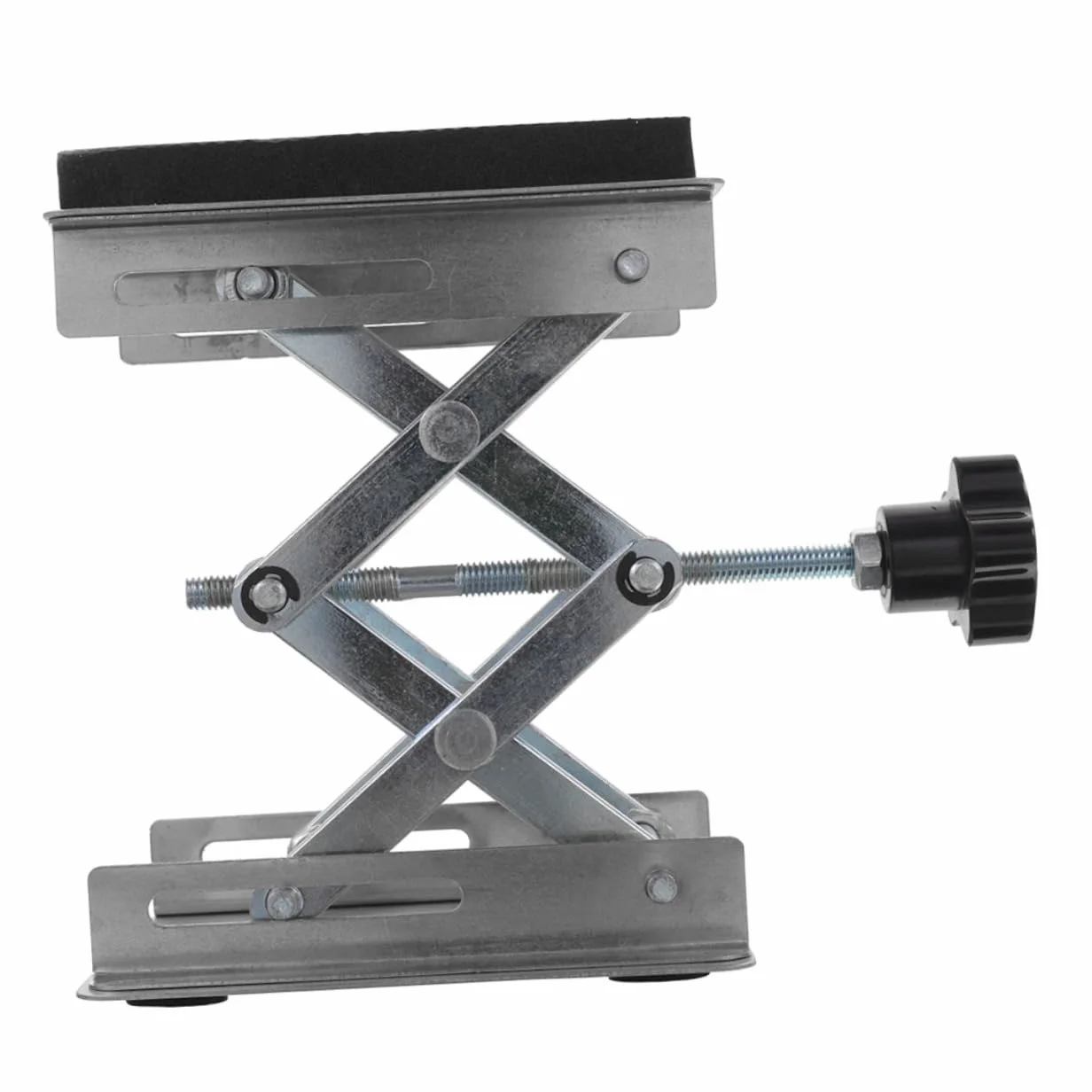 Mesa de elevación de acero inoxidable de 15 kg, plataforma de elevación de tijera, altura ajustable para soporte de laboratorio