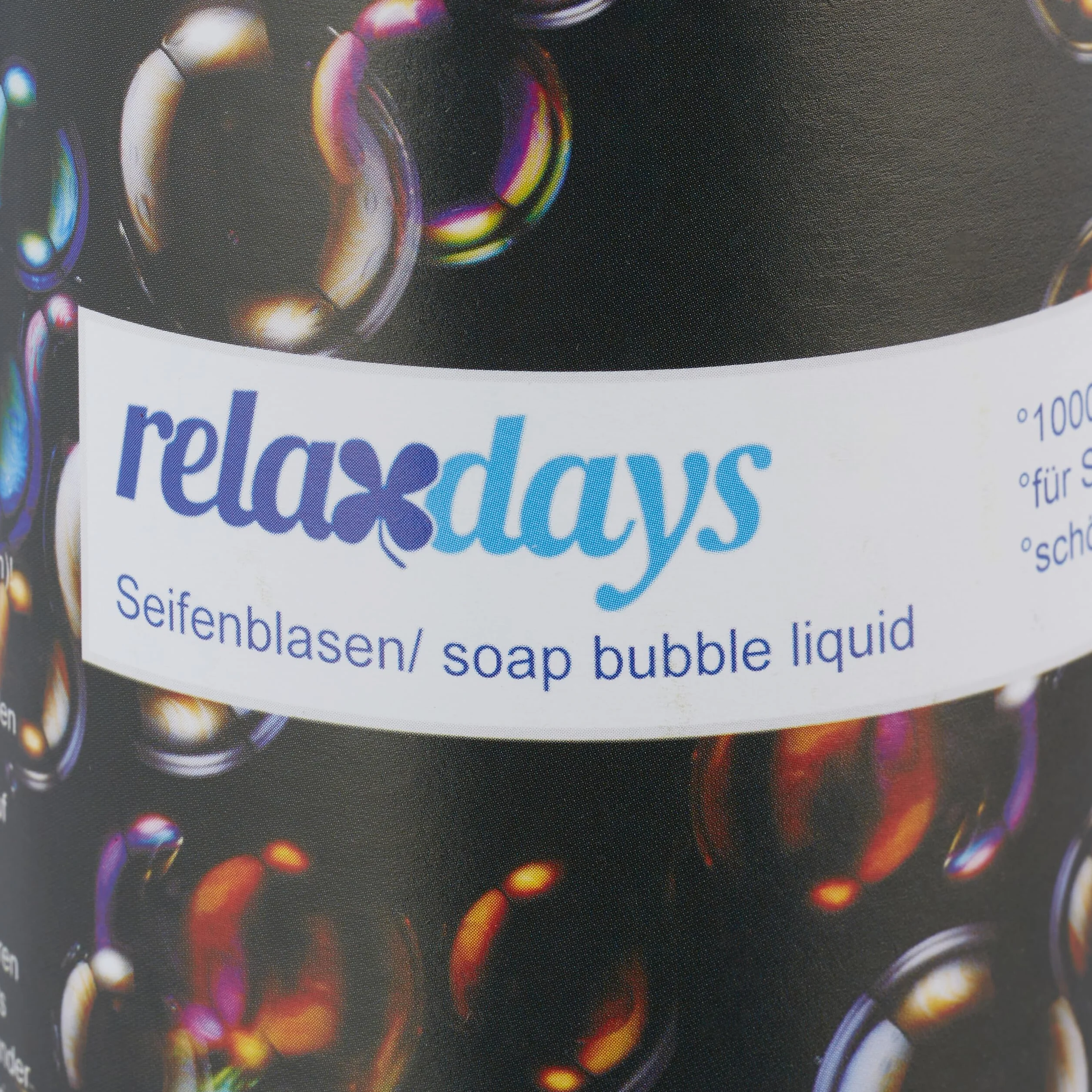 Relaxdays Botellas de Líquido Burbujas de Recambio Set 2 1 L Máquinas de Pompas Verde