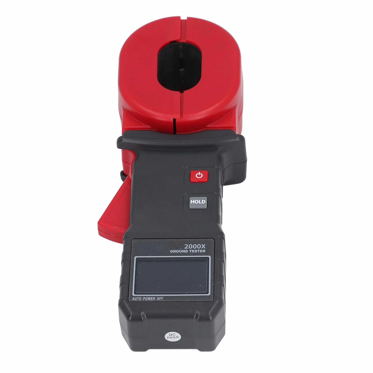 Medidor de tierra digital Medidor de alta precisión Pantalla LCD LCD Auto Rango de tierra Tester Earth Tester 0.01 500Ω Para ingenieros eléctricos Mantenimiento industrial