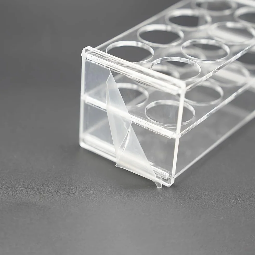 Soporte para Tubos de Ensayo de Acrílico 50 ml Diámetro 30 mm