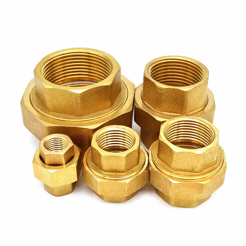 Accesorios de fontanería de latón, accesorios de tanque con junta móvil, rosca hembra de 1/4", 3/8", 1/2", 3/4" y 1", 1".