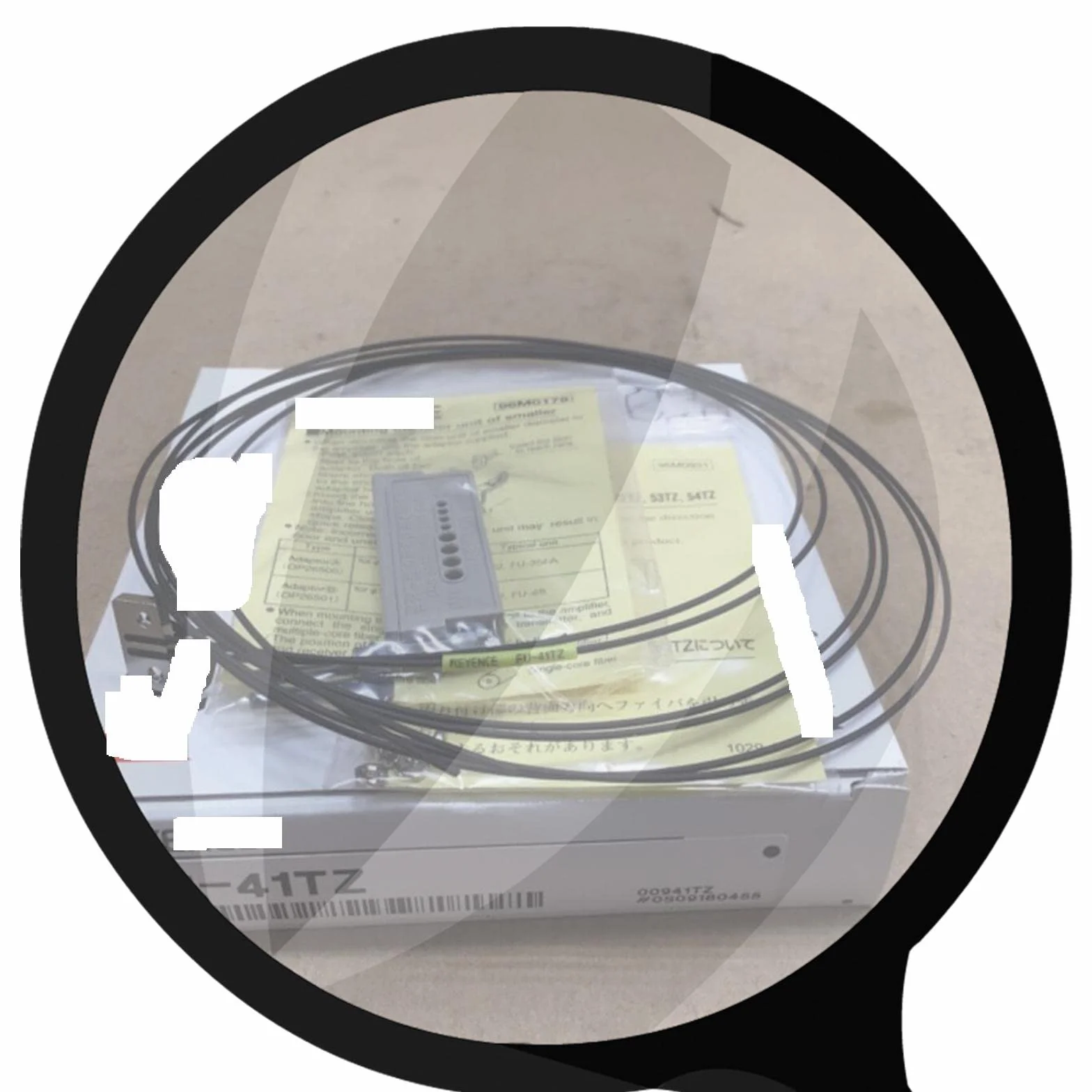 1PCS FU-41TZ Diffuse Reflective Digital Fiber Optic Sensor