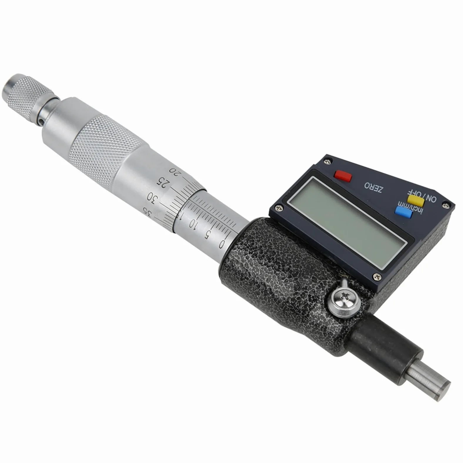 TOPINCN Herramienta de Carburo Cementado de Alta Precisión con Cabezal Micrométrico Digital para Medir 0-25 Mm (0-25 mm)