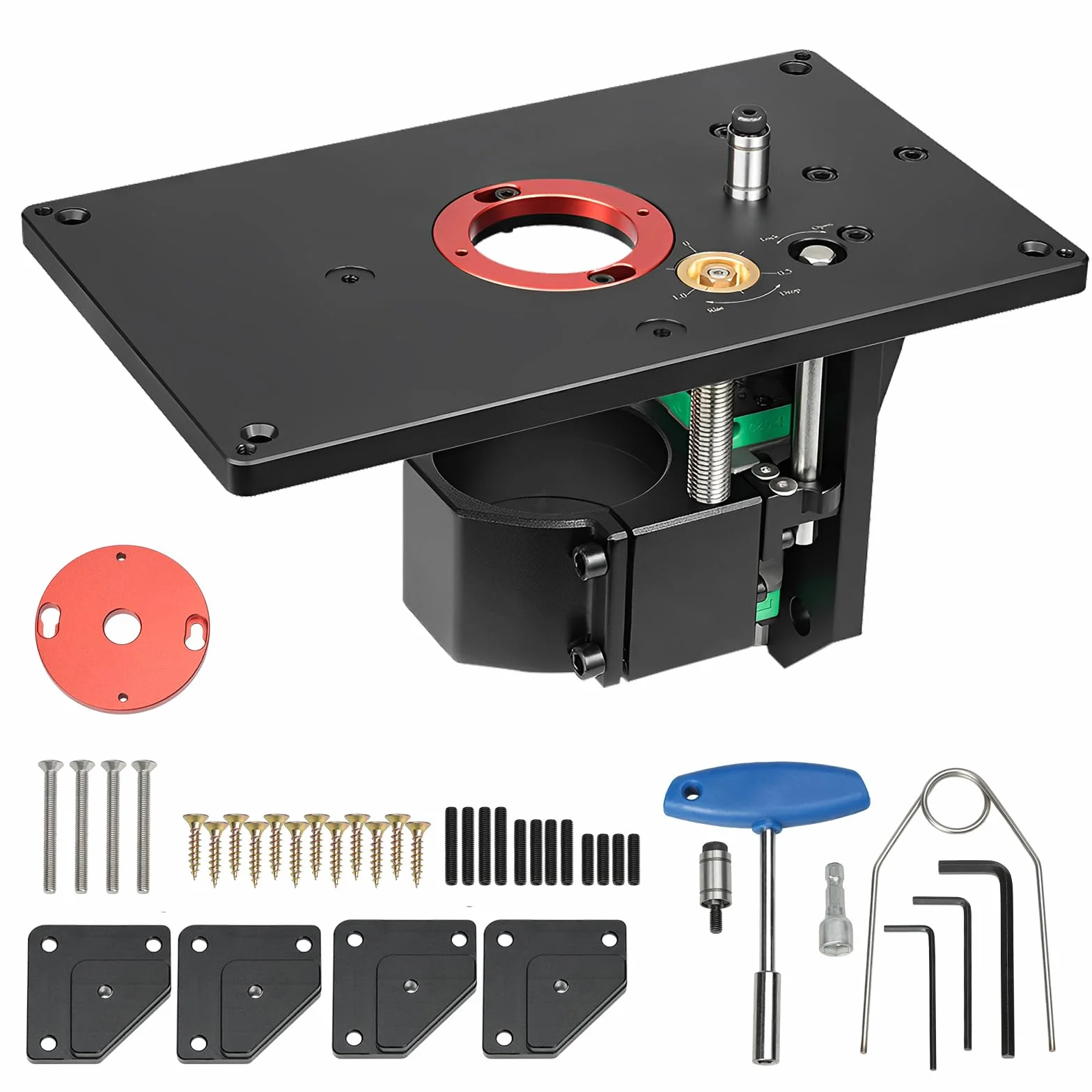 Mesa de Elevación para Máquina de Recortar,Mesa de Recorte Invertida,Mesa Elevadora de Router,Carrera de Elevación de 0 a 57 mm,para Pequeñas Máquinas de Corte