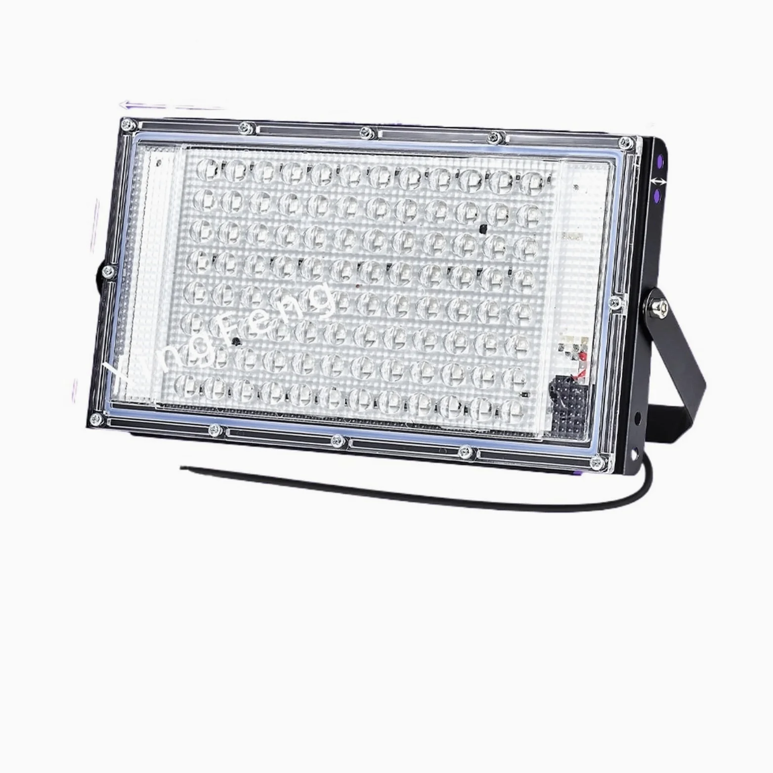 Lámpara de curado UV LED UV de luz Negra, Interruptor USB, 395 NM, for Fiestas, Bares, iluminación escenarios, Nocturna y Navidad(96LEDs-2P)