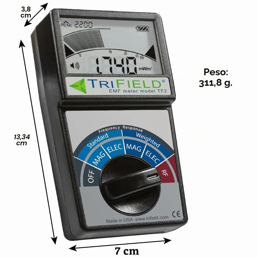 TriField Medidor de campo electromagnético TF2