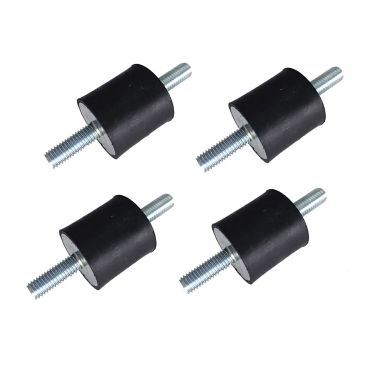 Soportes aisladores de Goma Aislador antivibración de Rosca Macho Doble M6 M8, 4 Uds., for compresores de Aire, Bomba de Agua, máquina de Soldadura, absorción de Golpes(Size:D30x H15 M8)