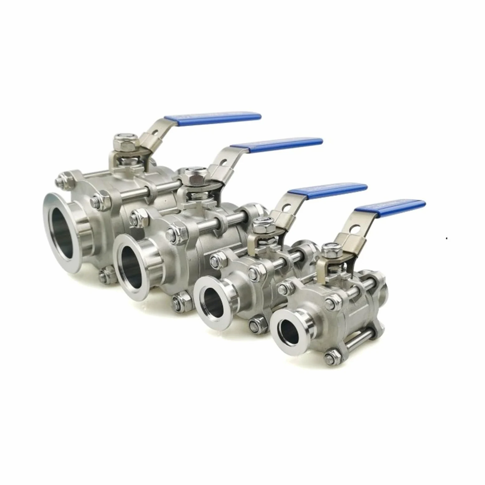 Válvula de Bola de Alto vacío KF de Acero Inoxidable KF16 KF25 KF40 KF50 SUS304, Brida de instalación rápida, válvula de Bola Manual de Tres Piezas | válvula solenoide(KF16)