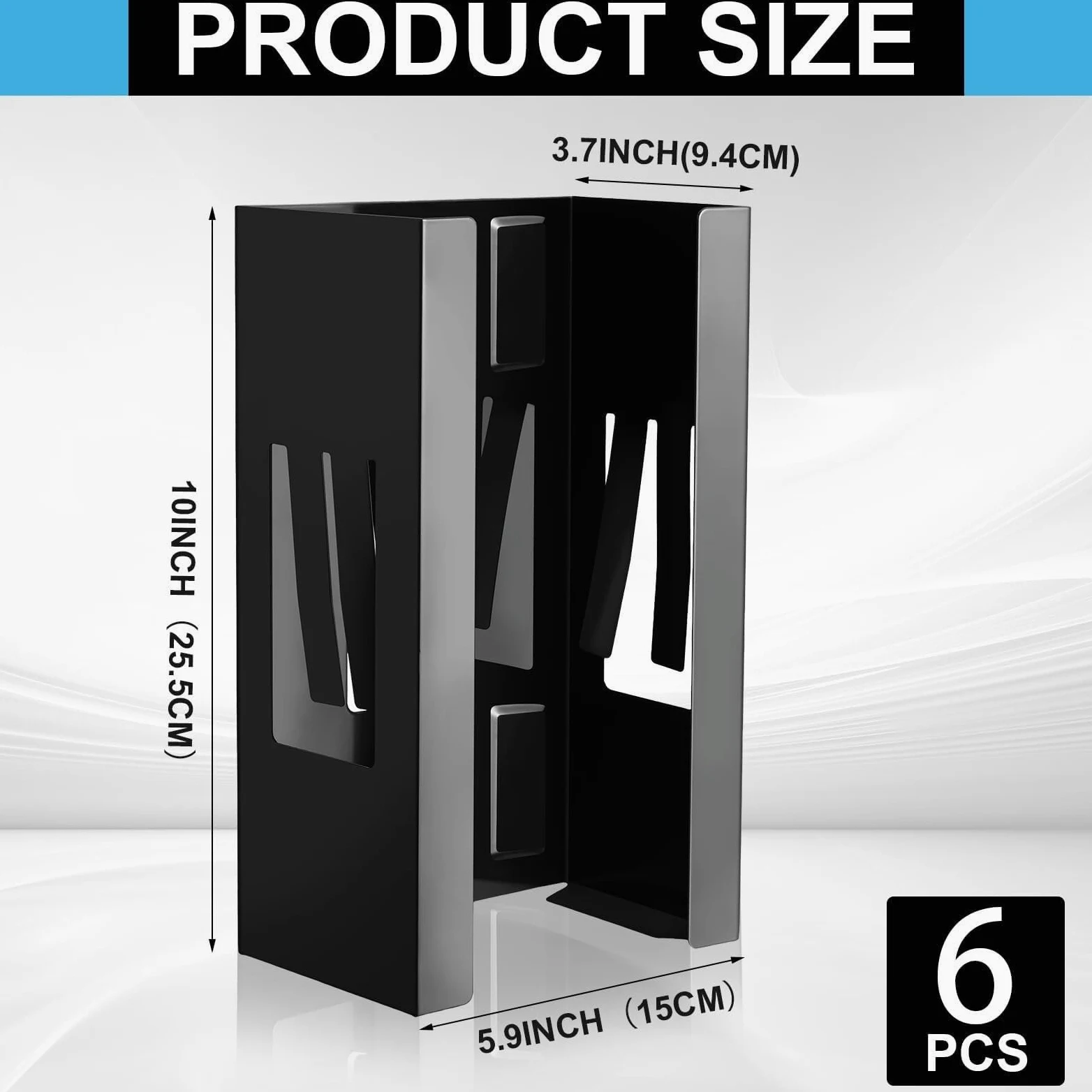 2 soportes magnéticos dispensadores de guantes de montaje en pared de calidad comercial, toallas, toallitas de papel, caja de pañuelos de papel, soporte para cocina, nevera, oficina, talleres, garaje
