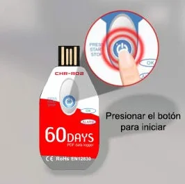 Registrador USB de Temperatura de único uso CHR-R02, 10 unidades