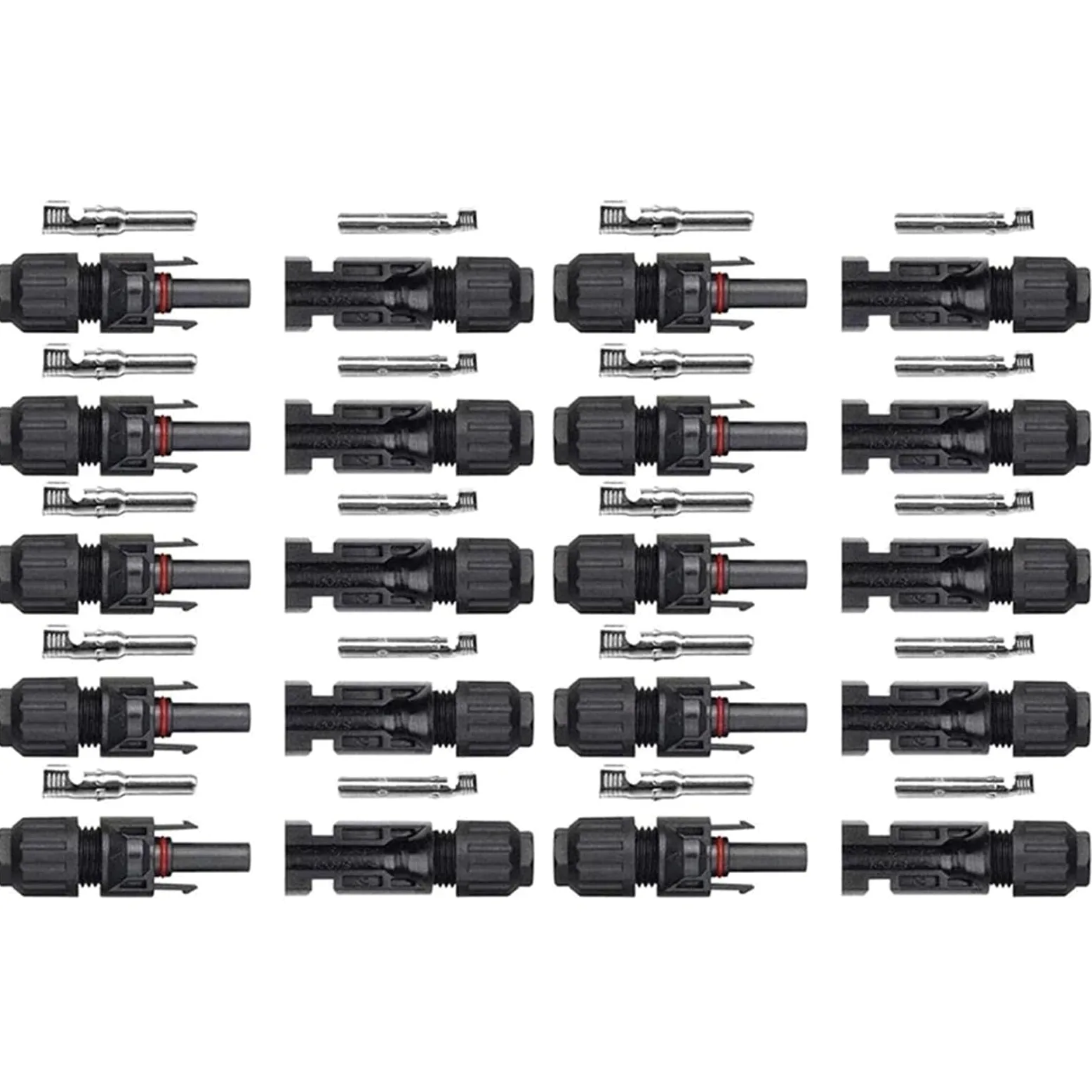 10 pares de conectores solares MC4 1000 V enchufe solar 30 A para conexión de cable fotovoltaico resistente IP67 macho hembra
