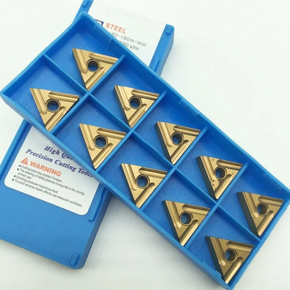 TNMG160404R-S TNMG331 Insertos de Carburo para Torno Torneado Fresado Indexación, 10 Piezas