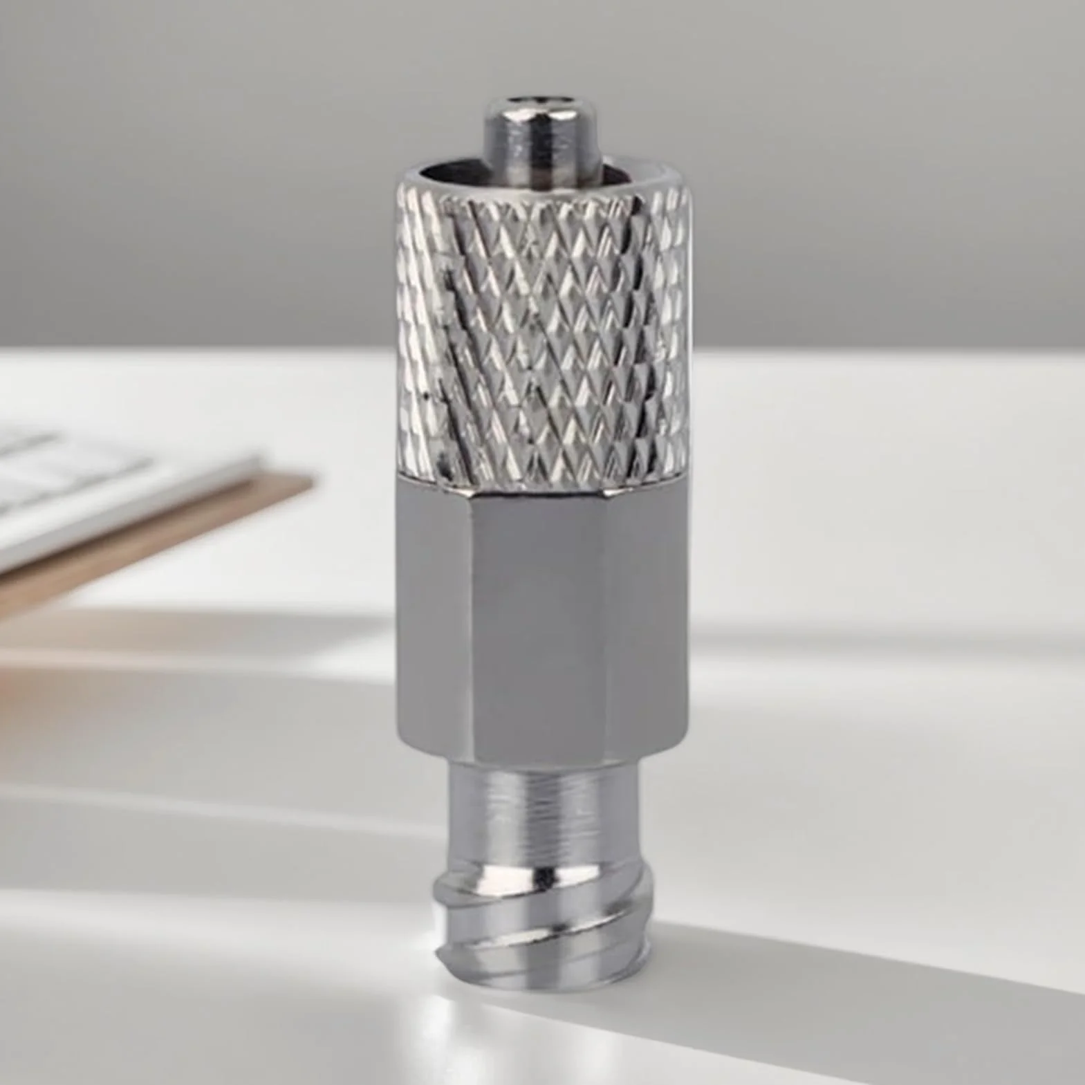 Adaptador de Luer Lock Metal 6 Piezas para Dispensador Conexión Precisión Lubricación Industrial Automotriz