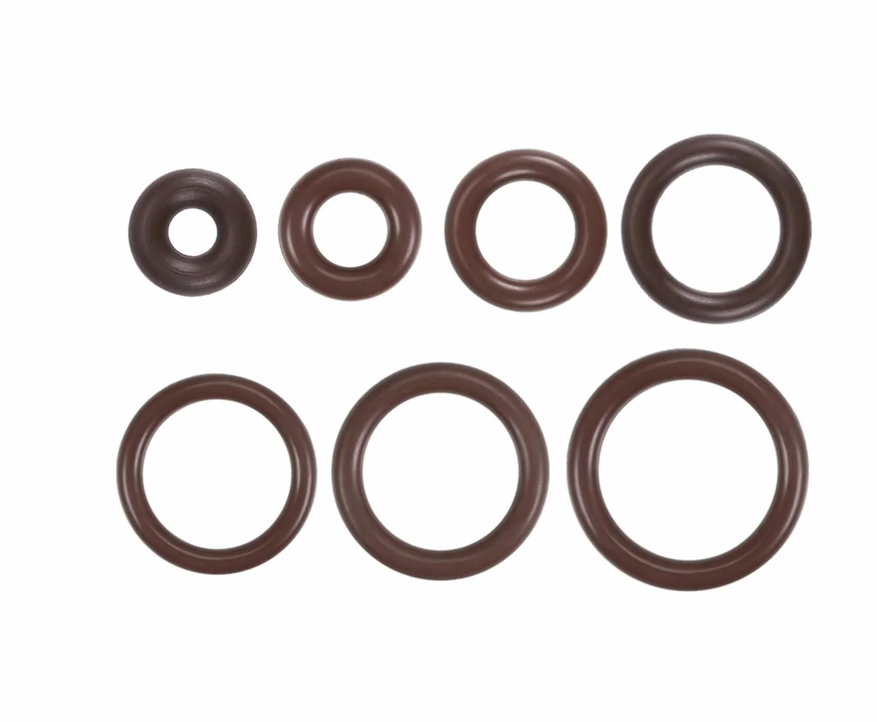 10 juntas tóricas de caucho de flúor - juntas de sellado métricas FKM for reparaciones hidráulicas y neumáticas, marrón, 3 mm de ancho(16x10x3mm)