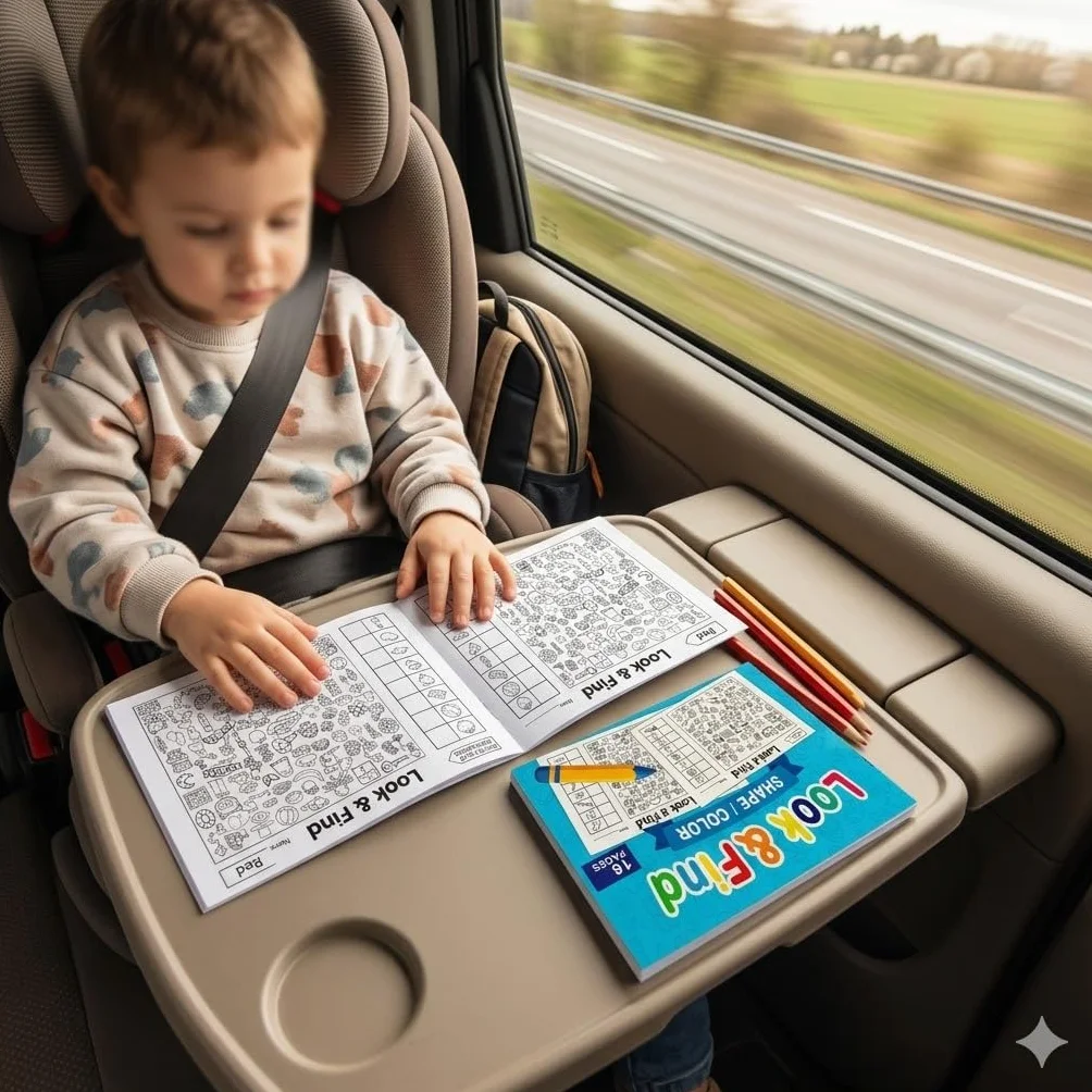 Libros Busca y Encuentra para Regalos Cumpleaños Niños 3-6 años Juegos Educativos Sin Pantalla