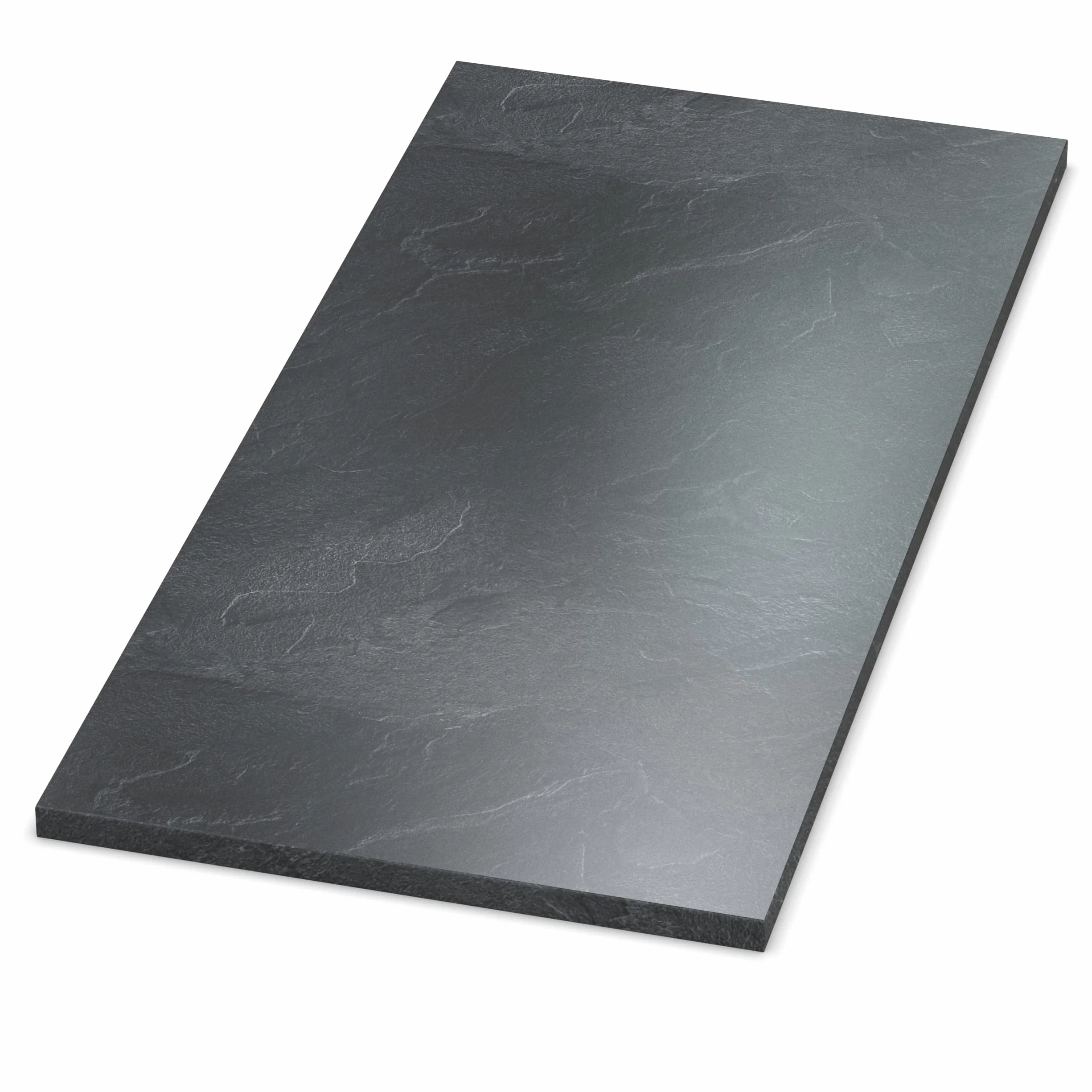 AUPROTEC Tablero de mesa de 28 mm, pizarra, 120 x 50 cm, tablero de partículas con borde ABS de 2 mm y revestimiento de poliuretano, revestimiento de resina de melamina, resistente e impermeable