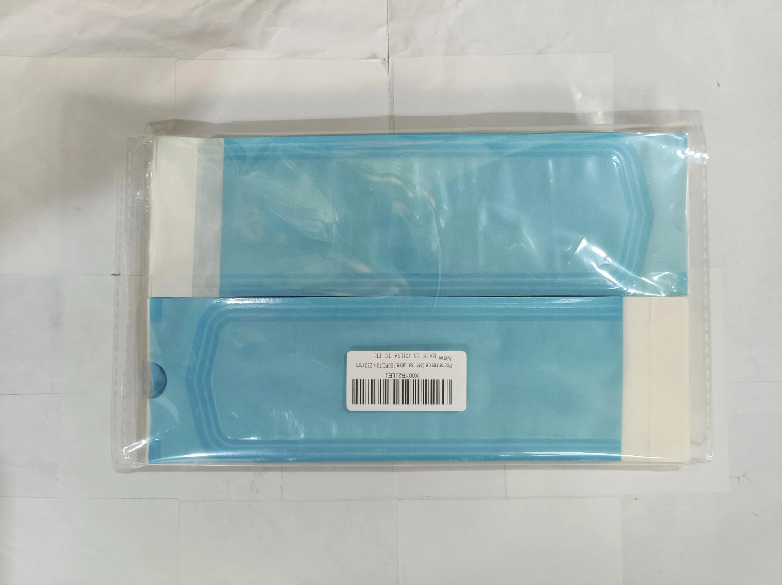 Bolsa de Esterilización Desechable 70x230 mm 100PC para Herramientas Dentales