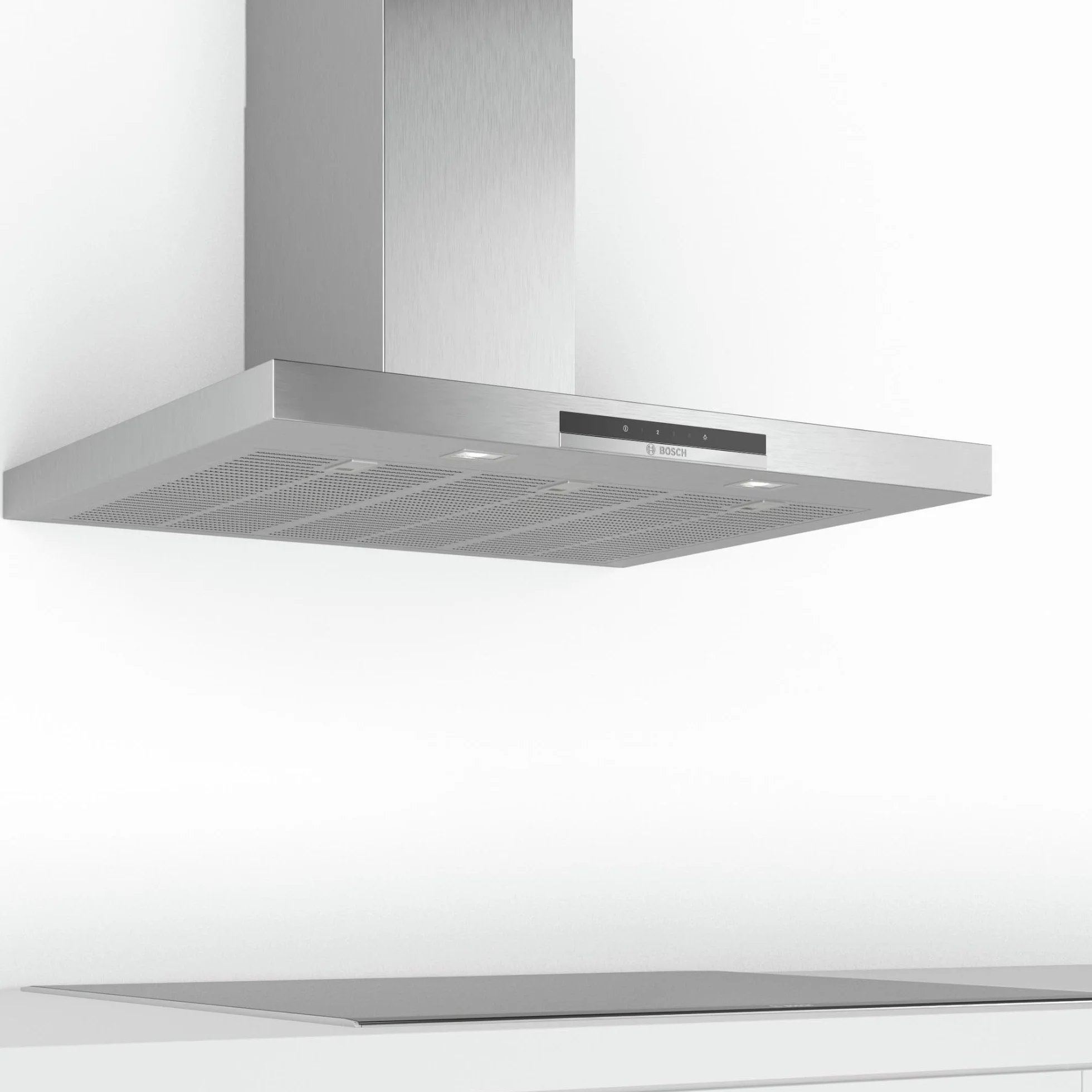 Bosch Serie 4 Campana decorativa pared 90 cm acero inoxidable 739m3/h Control Táctil