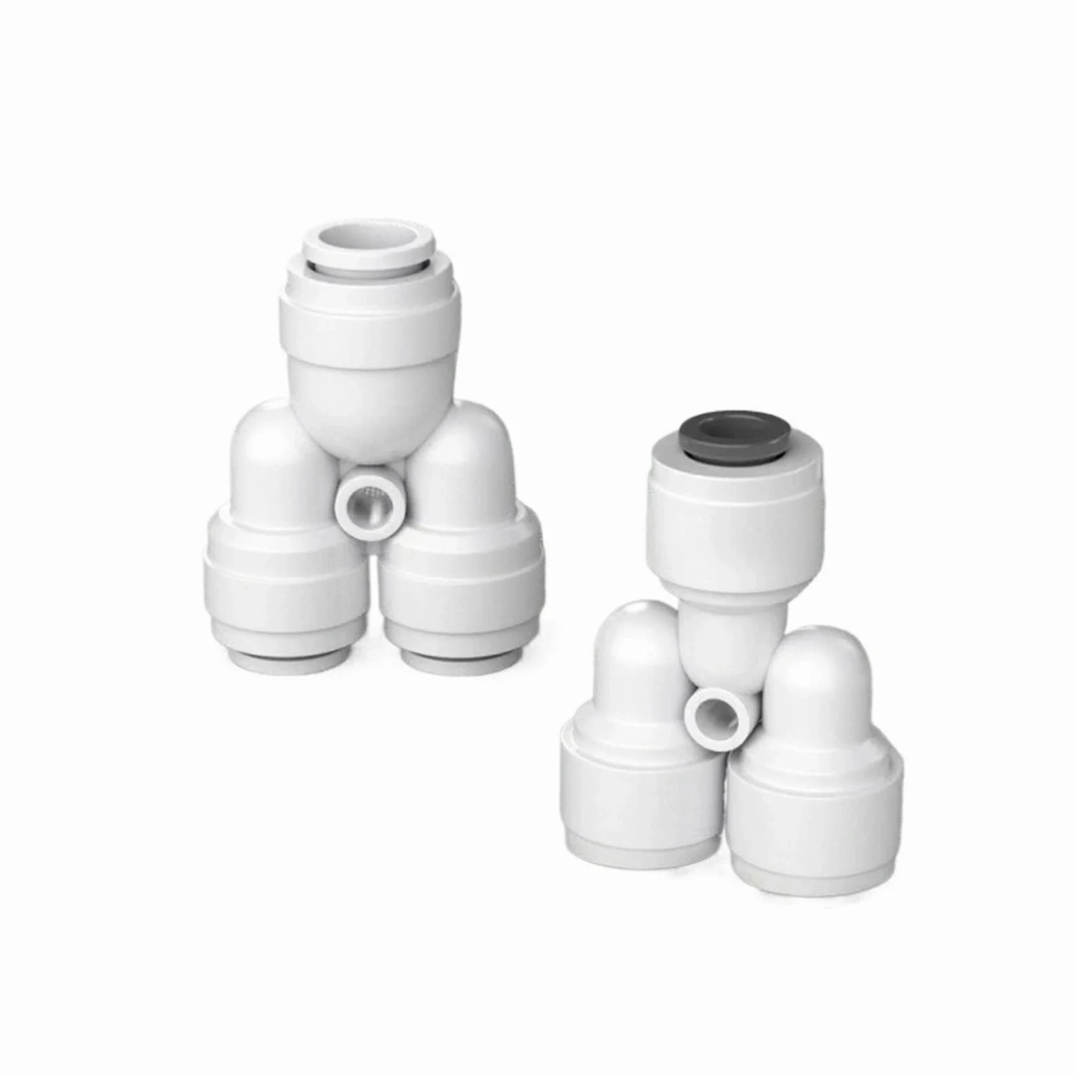 Accesorio de agua, rosca macho-hembra, conexión rápida, conector de manguera de 1/4" y 3/8", filtro de agua, piezas de ósmosis inversa(JSQMK048,50 pcs)