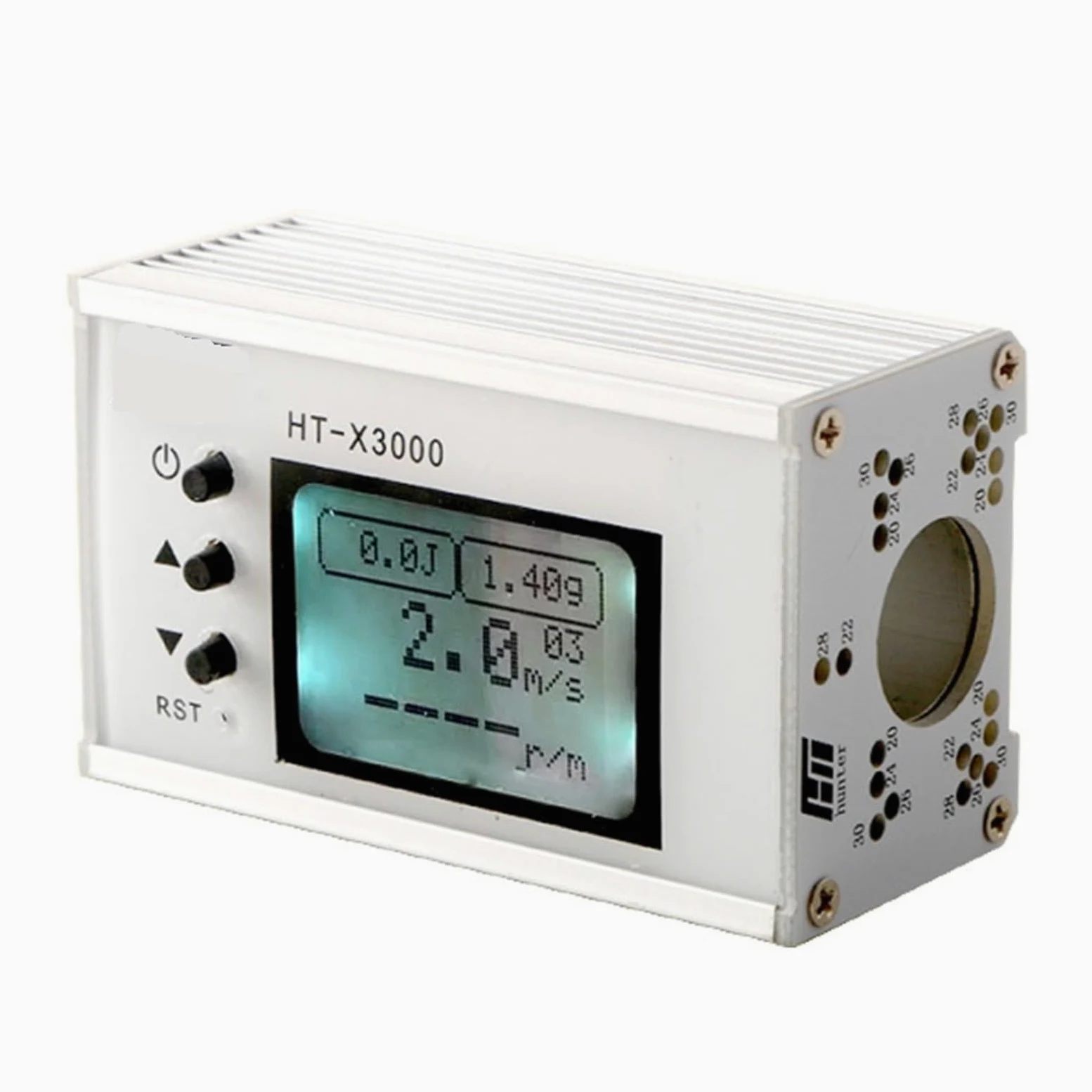 HT-X3005/X3006 Medidor de velocidad de disparo, medición de energía de la velocidad de la bola, cronógrafo, probador de balas con pantalla LCD retroiluminada(X3006(no WiFi))