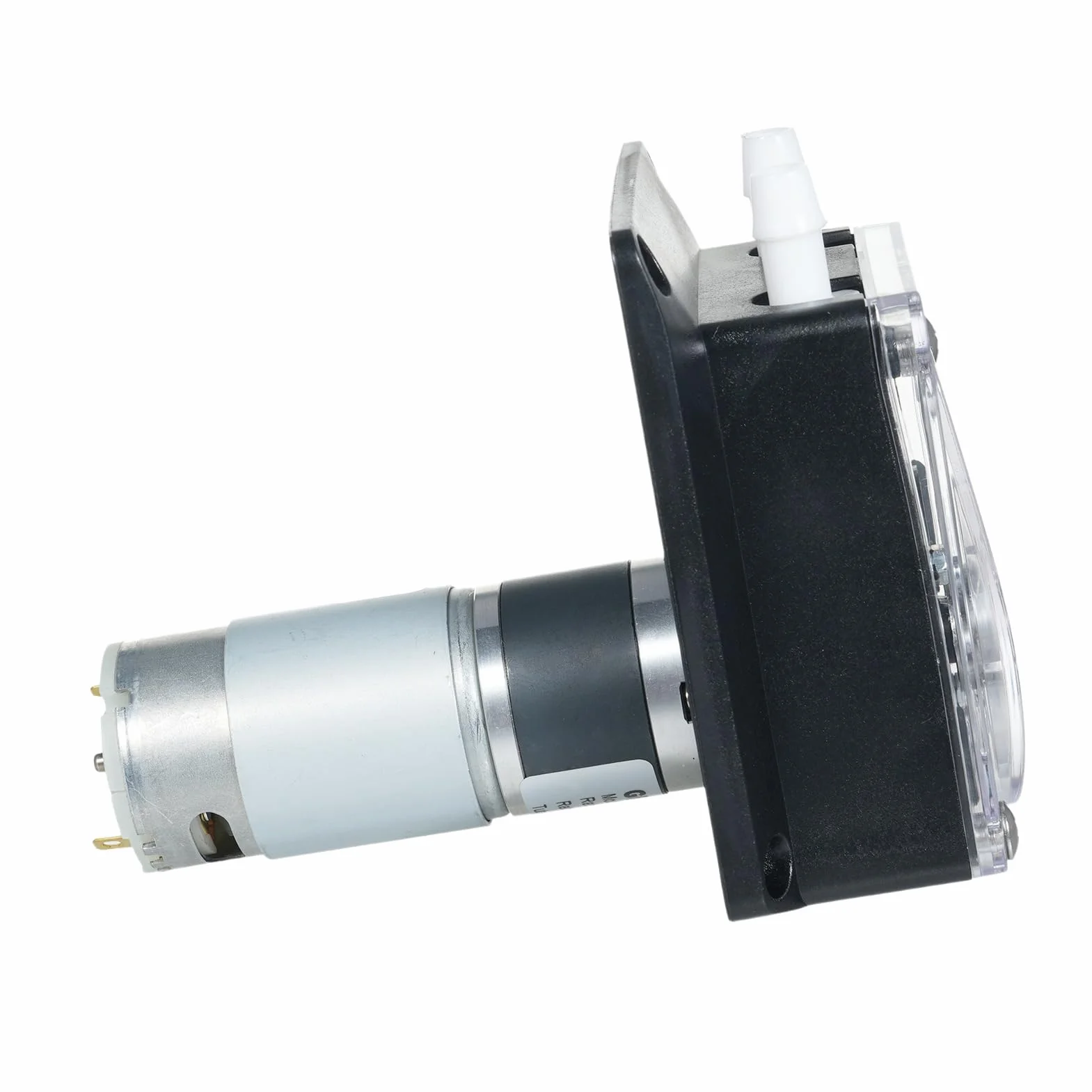 Irfora Bomba peristáltica DC 24V Bomba dosificadora de líquidos de Gran caudal 1500 ml/min 2 Rodillos con Tubo BPT FARÉTICO de Calidad alimentaria para Laboratorio de Acuario Análisis químico