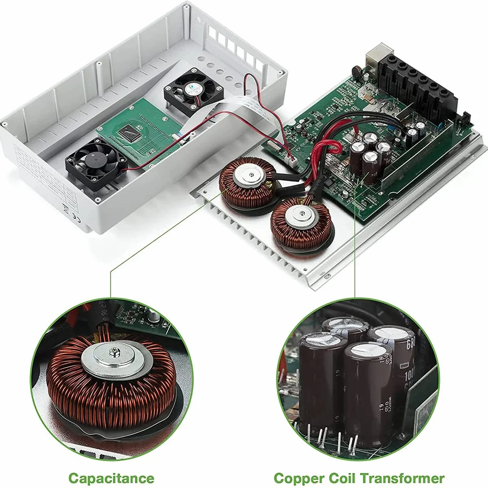 MPPT 100A Controlador de Carga Solar 12V 24V Automático, MPPT 100A Regulador de Carga Solar con LCD Pantalla puertos USB, Entrada FV máxima 100 V,Apto muchos plomo ácido y litio Baterías