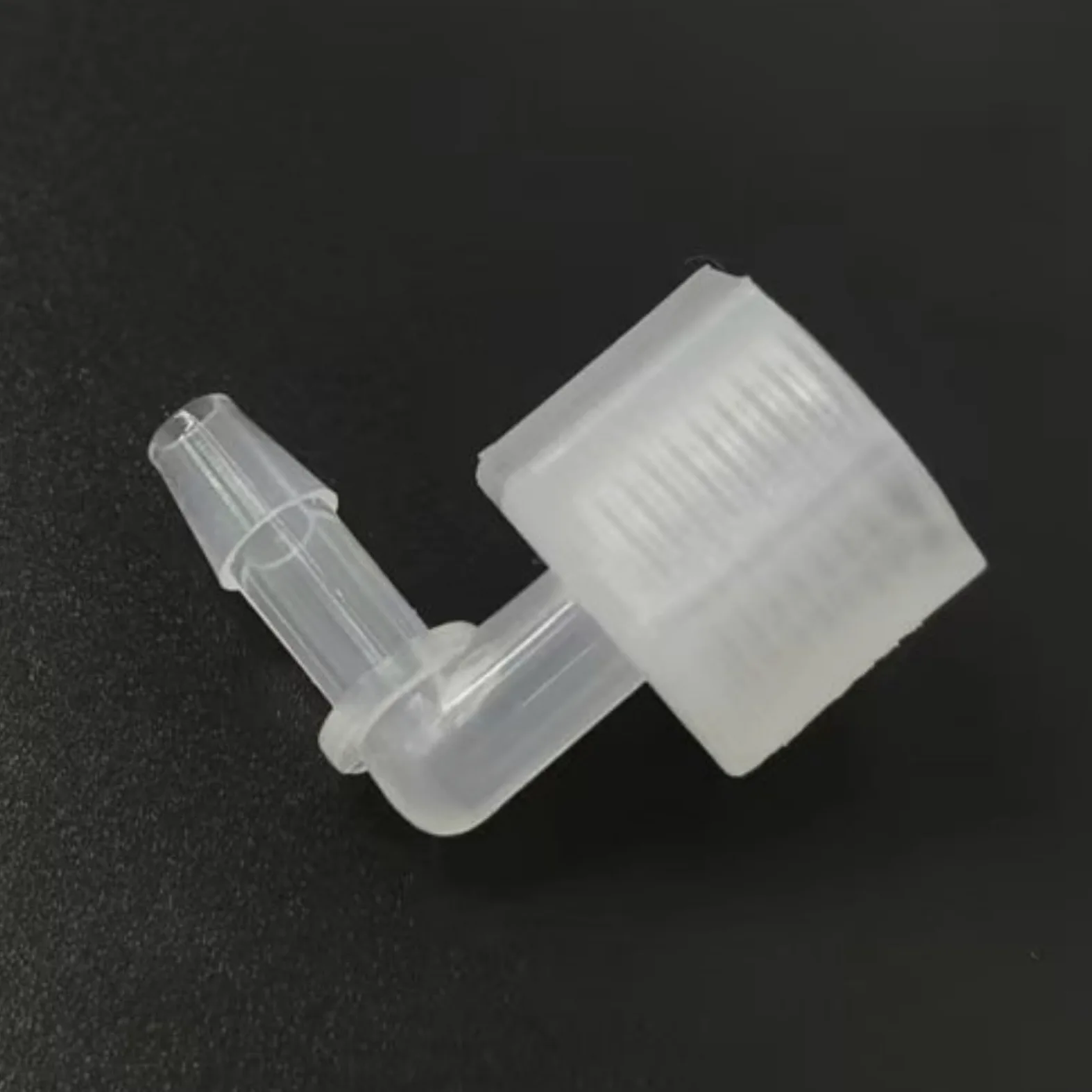 Accesorios de manguera de plástico 1/8NPT macho/hembra, conectores roscados para laboratorio y maquinaria de alimentos, paquete de 100