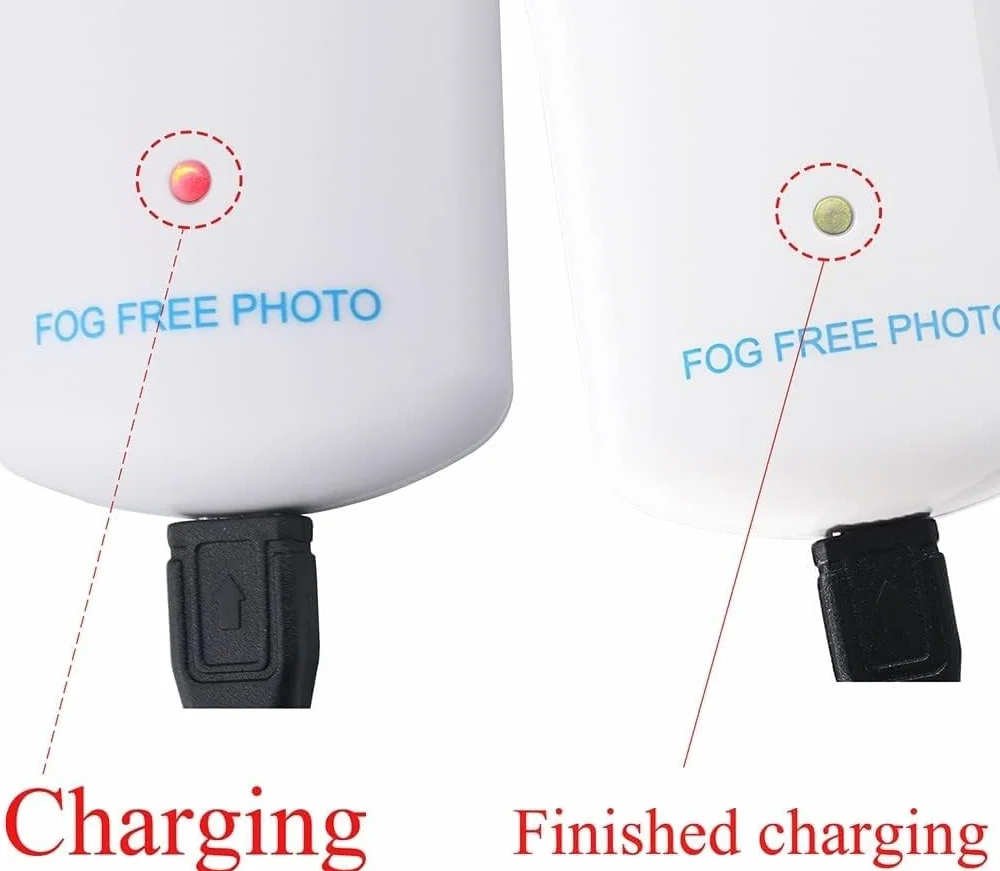 Juego de Espejos Dentales Antiniebla con Luz LED, Acero Inoxidable, Ortodoncia