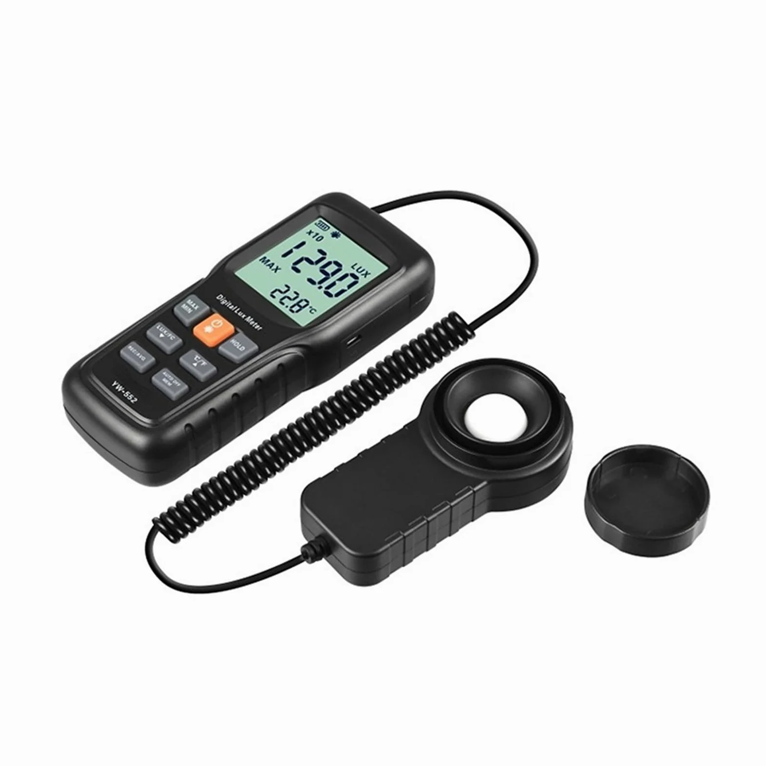Espectrofotómetro, Medidor De Iluminómetro De Medidor De Luz YW-552 0~200000Lux Medidor De Luz Digital Iluminómetro De Medidor De Luz Lux