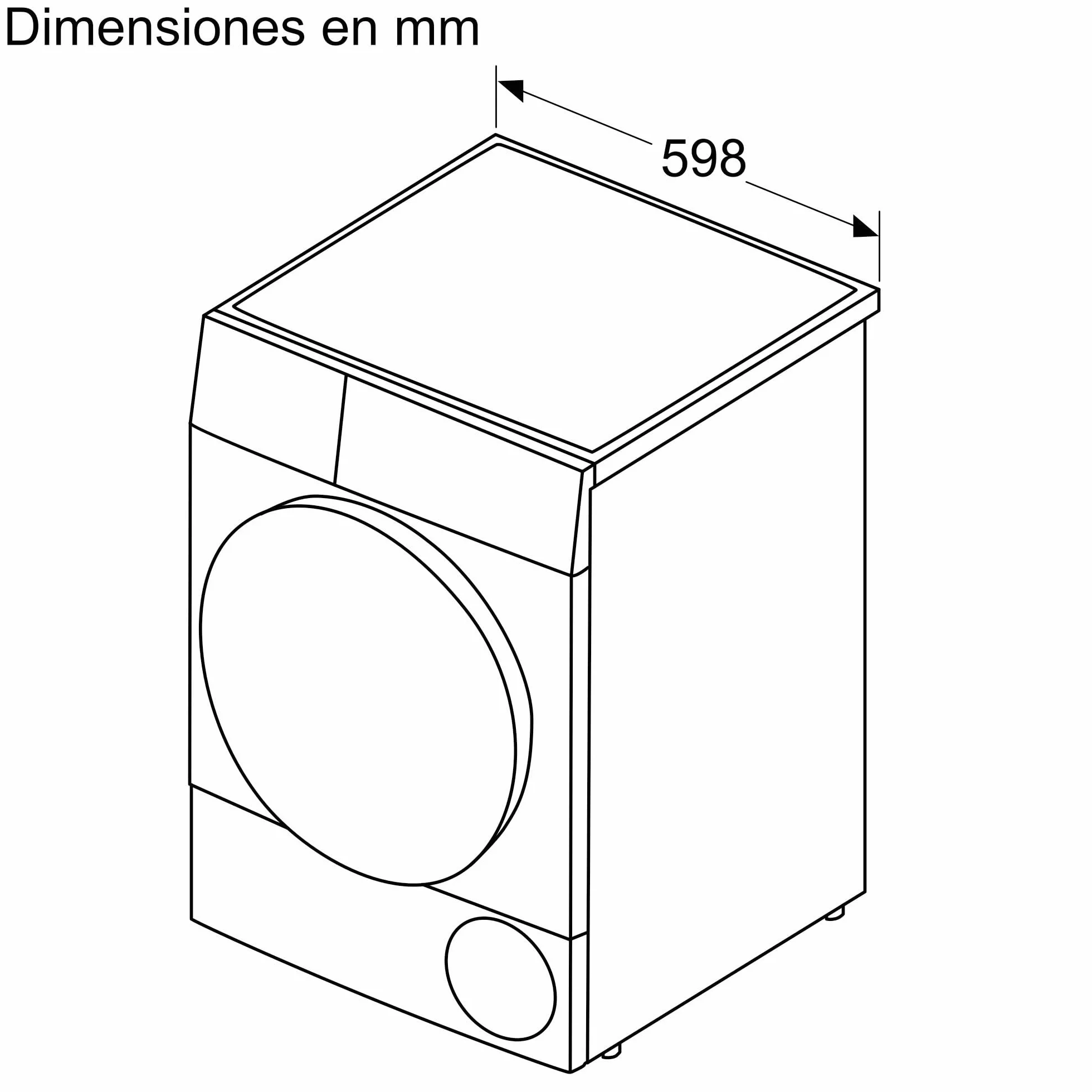 Bosch Serie 4 Secadora con Bomba de Calor 60 cm 8 kg AutoDry Blanco WTR85V92ES